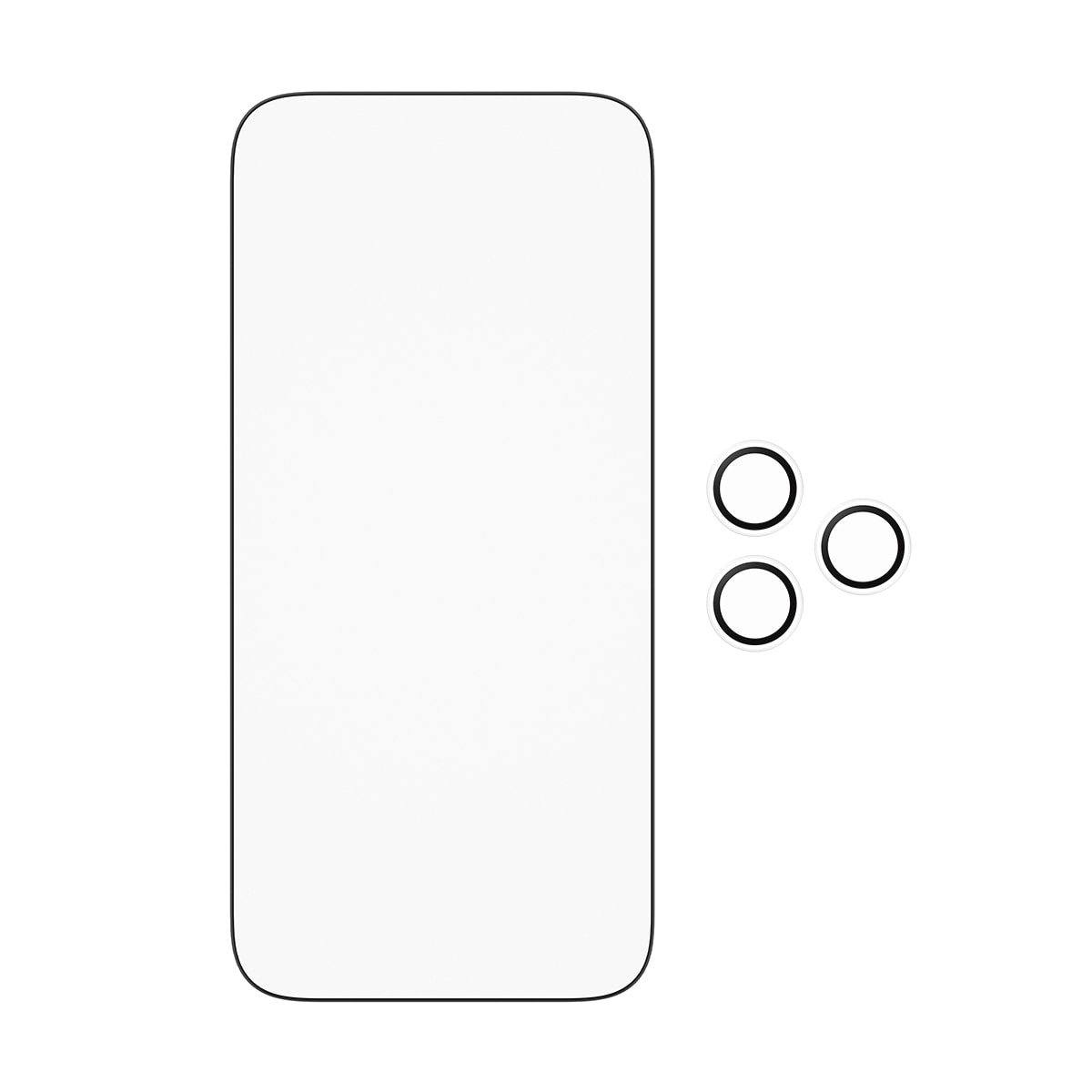 CARE by PanzerGlass Verre de protection d'écran »2-in-1 Protection Essentials Bundle« für Apple iPhone 17 Pro Max Displayschutzfolie, Schutzfolie, Bildschirmschutz, kratz- & stossfest