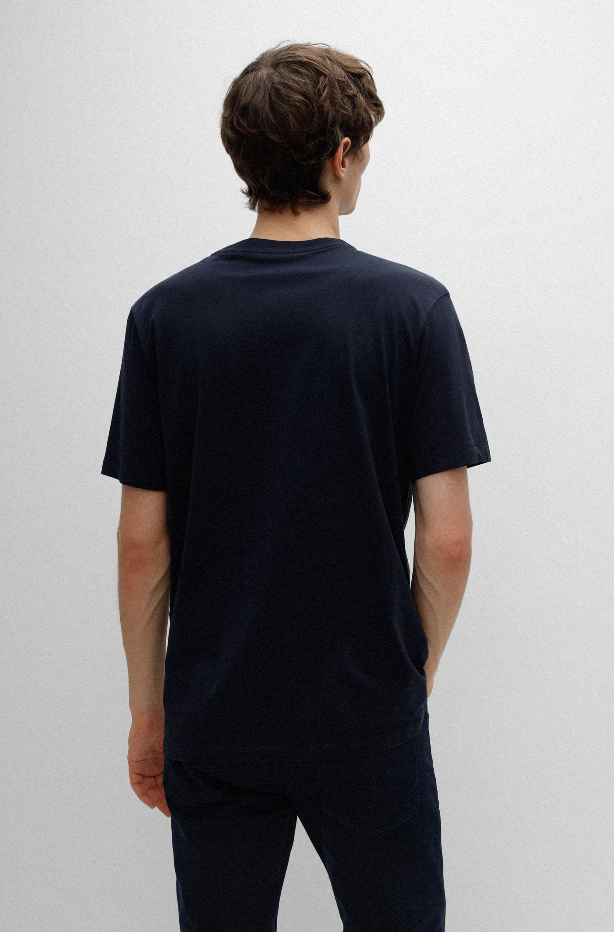 HUGO T-shirt »Dulivio« Rundhalsausschnitt, Regular Fit, Must have Basic