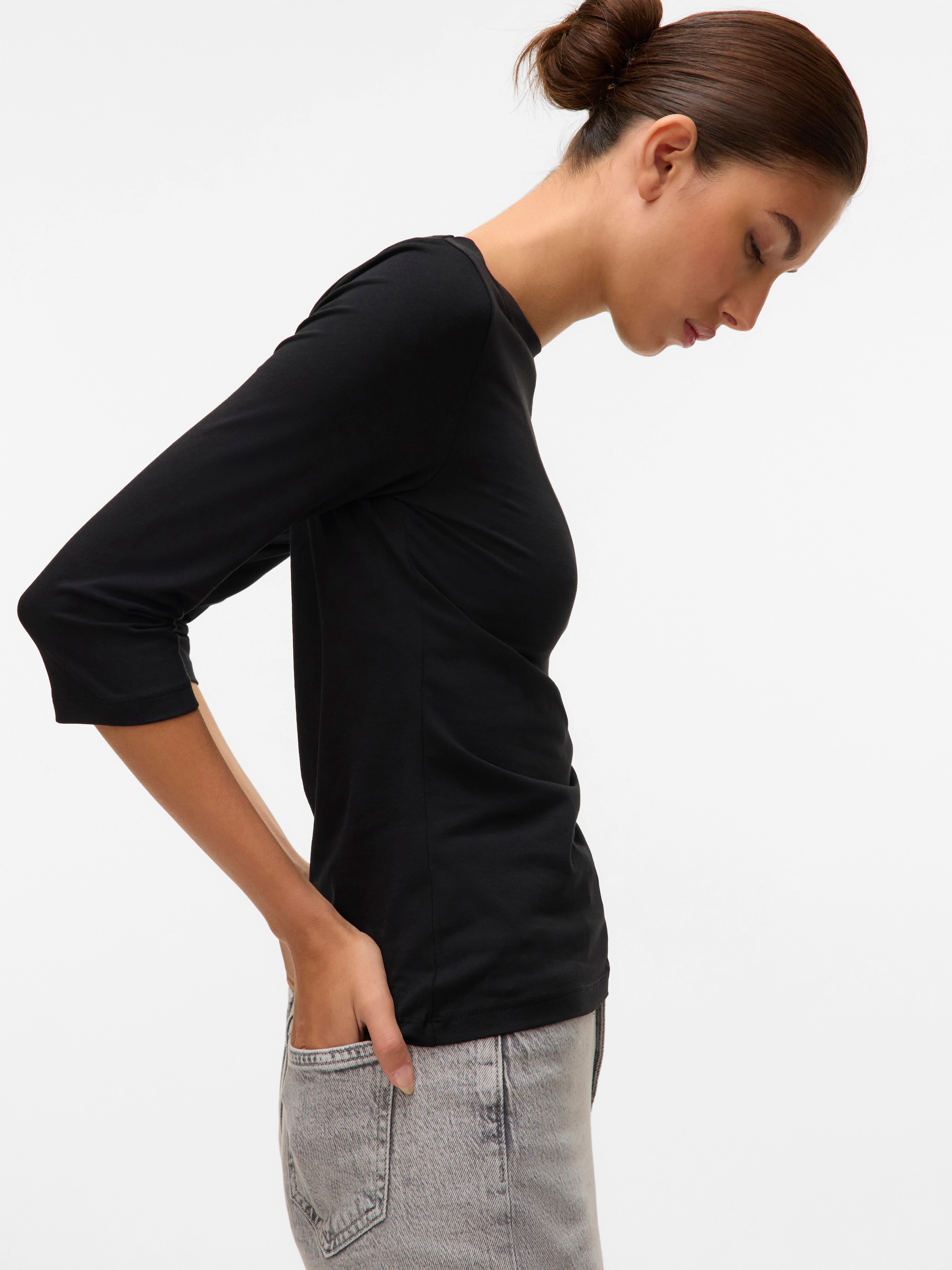 Vero Moda 3/4-Arm-Shirt »VMPANDA MODAL 3/4 TOP JRS NOOS«
