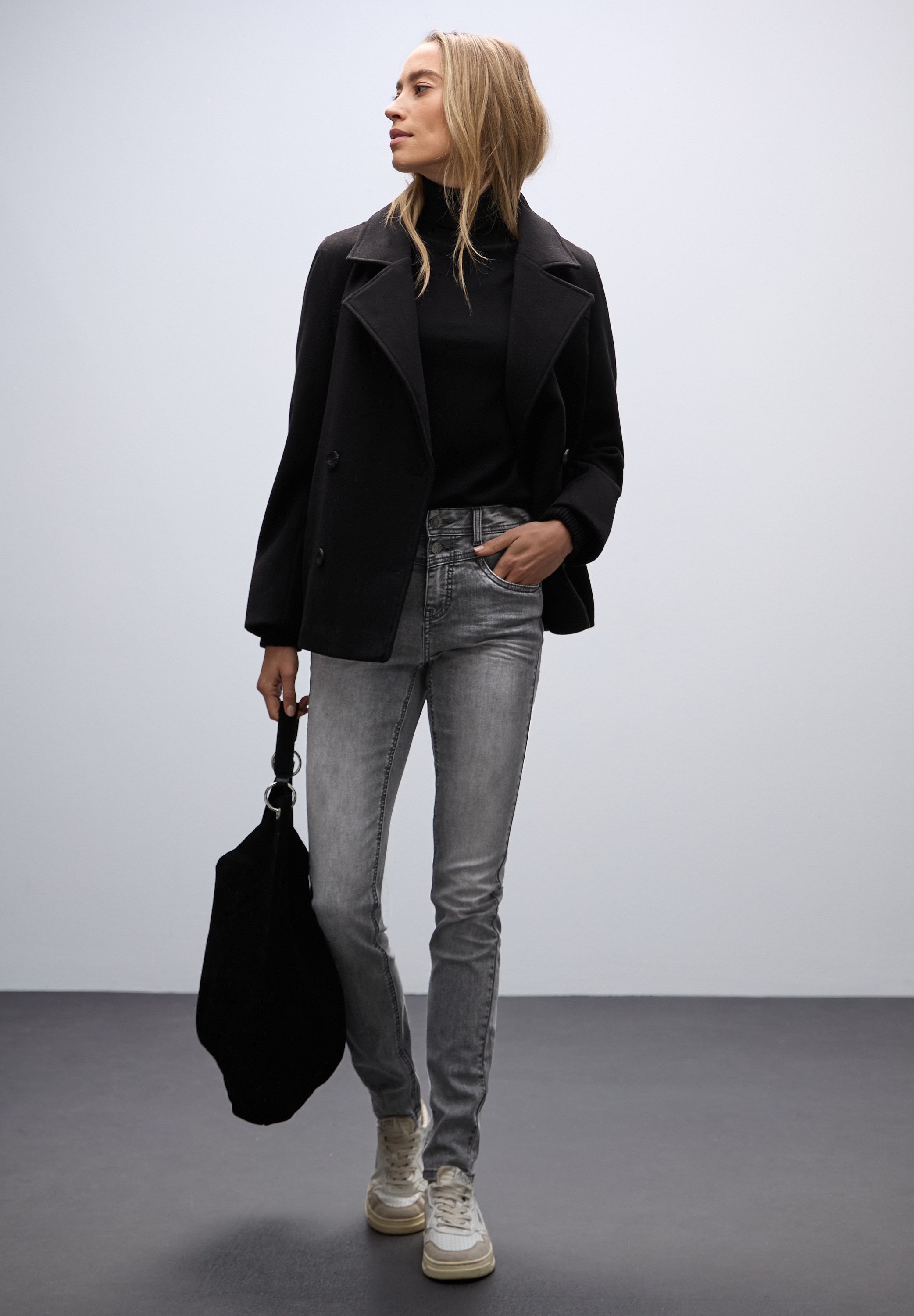 STREET ONE Jeans slim »Style York« im Five-Pocket Style