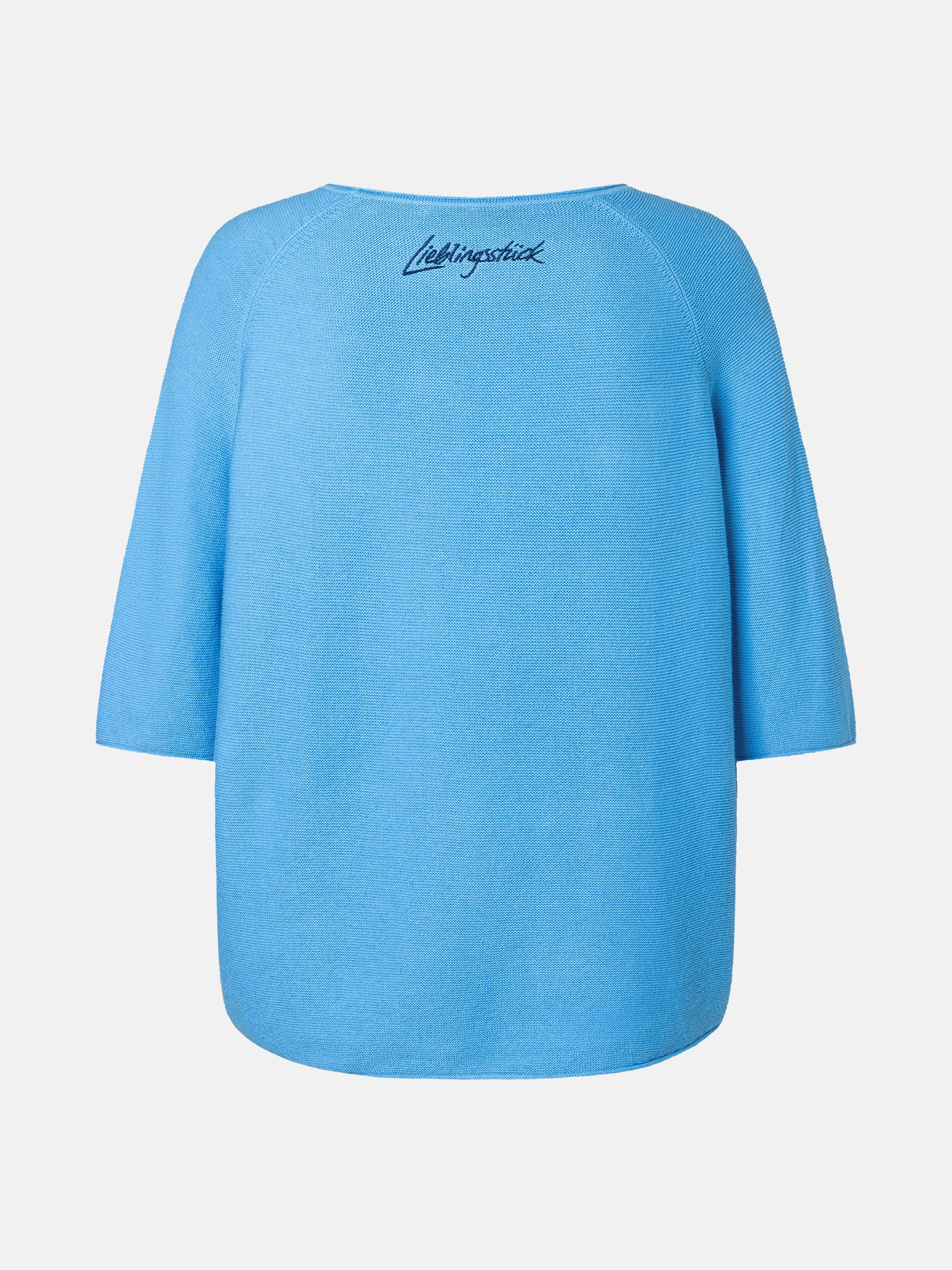 Lieblingsstück Kurzarmpullover »KleraEP« Halbarm mit Rundhals, unifarben