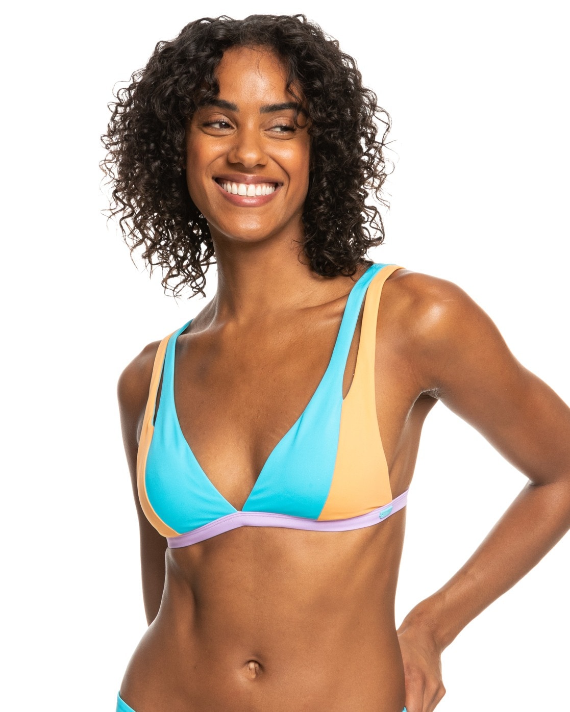 Image of Roxy Triangel-Bikini-Top "Colorblock Party"