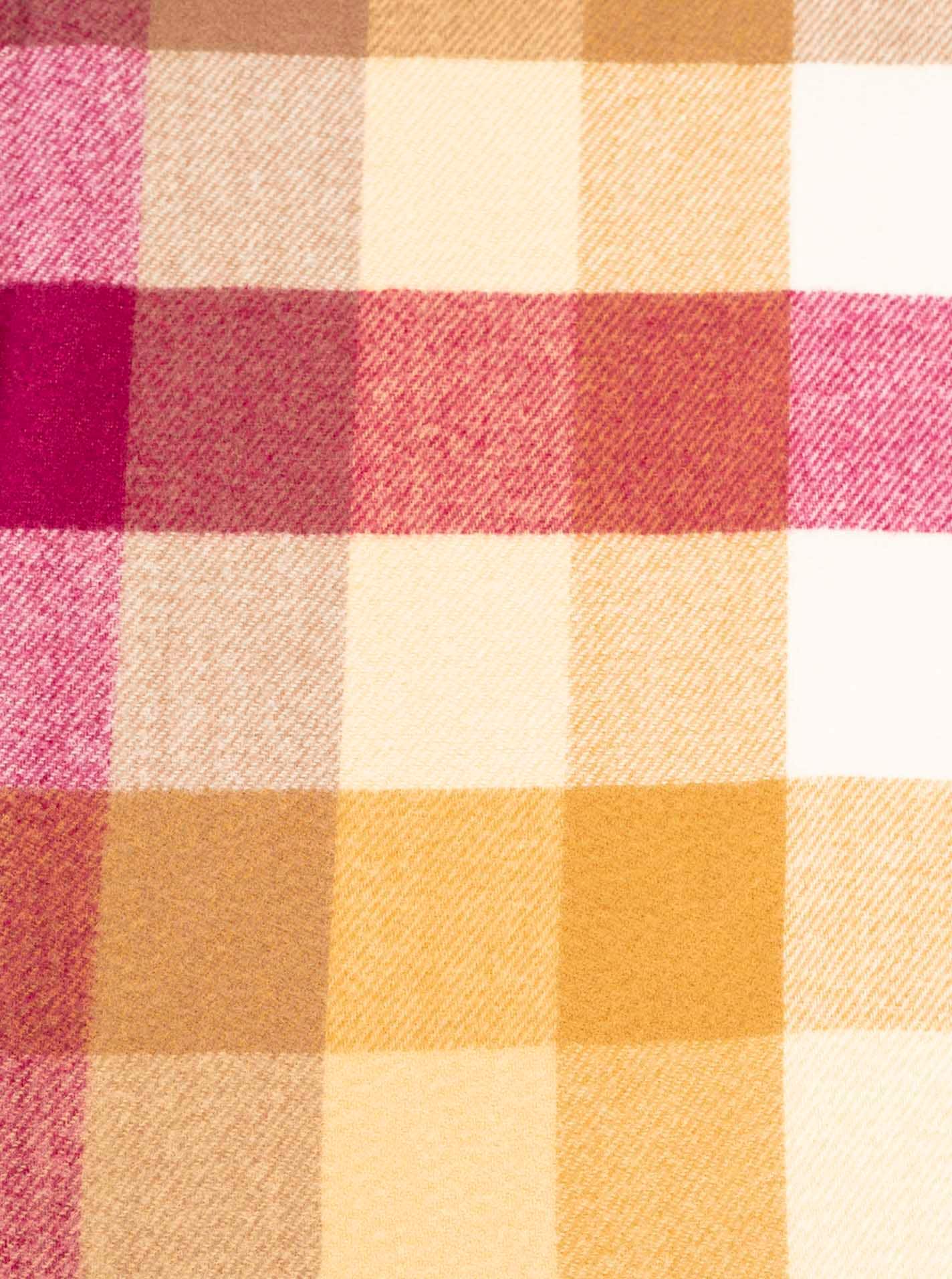 Zwillingsherz Schal "Classic Karo" zeitloses Karomuster, weiche Qualität, Fransenabschluss, multicolor