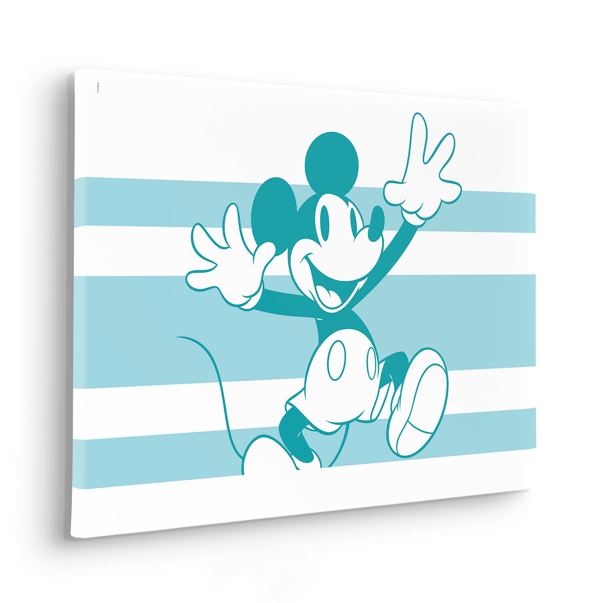 Image of Komar Leinwandbild "Mickey Playful - Grösse 40 x 60 cm" Natur 1 Stk. tlg. Keilrahmenbild mi Echtholzrahmen