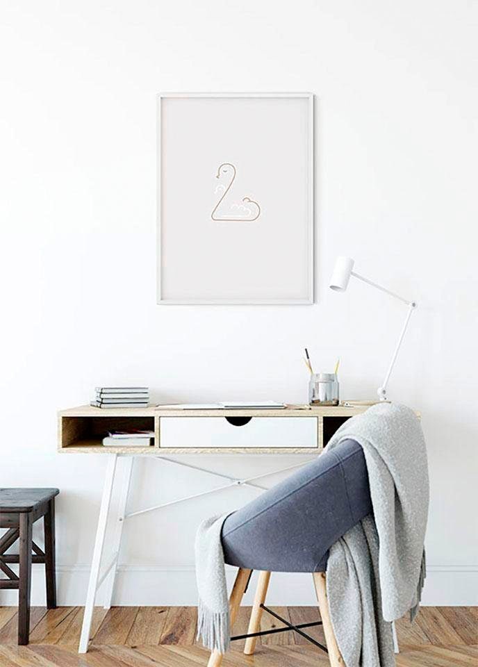 Image of Komar Bild "Baby Welcome" Tiere 1 Stk. tlg. Wandbild zur Dekoration - ohne Rahmen