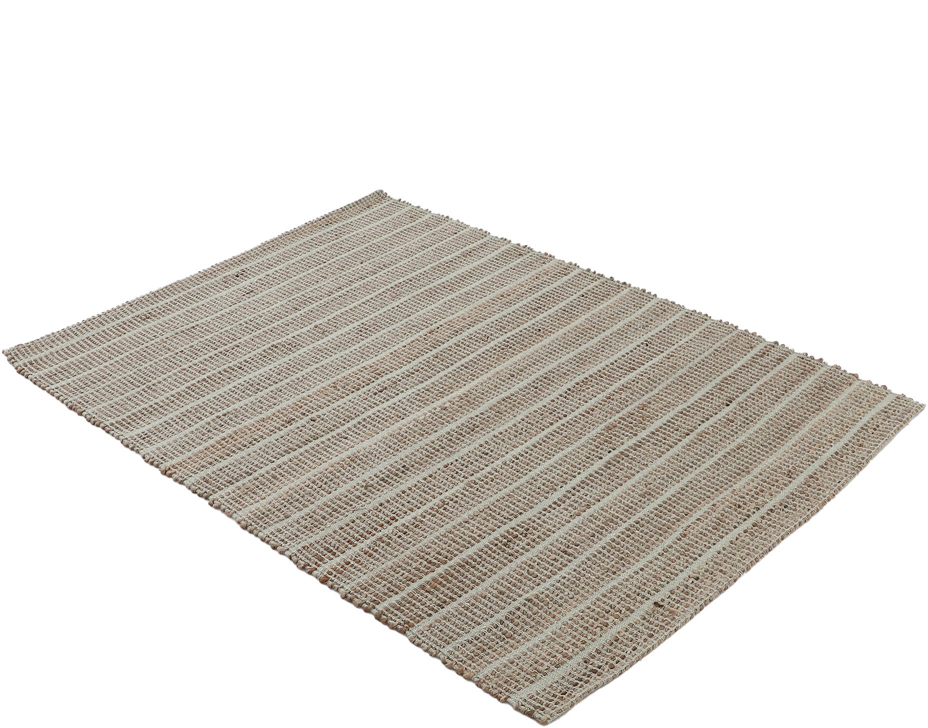 carpetfine Teppich »Lara«, rechteckig, 6 mm Höhe, Wendeteppich aus Jute/Baumwolle, Wohnzimmer