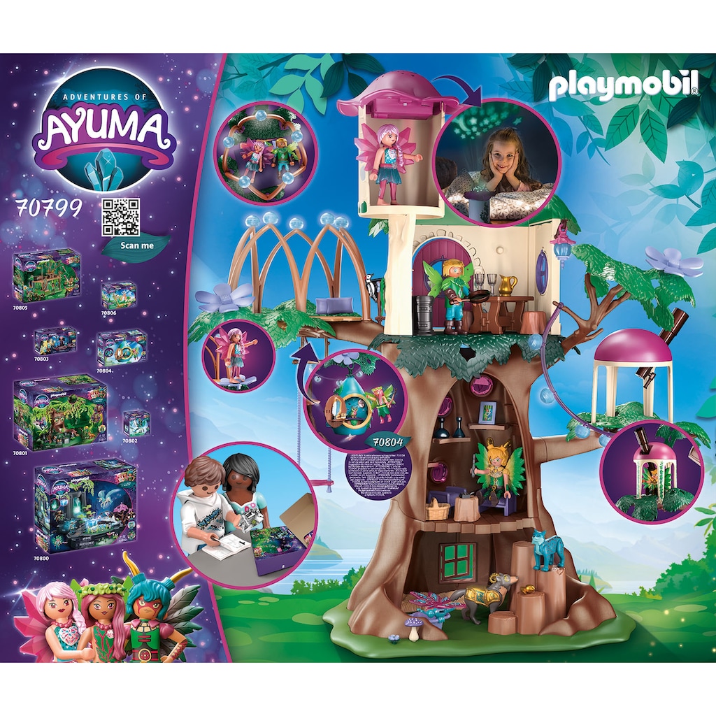 Playmobil® Konstruktions-Spielset »Gemeinschaftsbaum (70799), Adventures of Ayuma«, (162 St.)