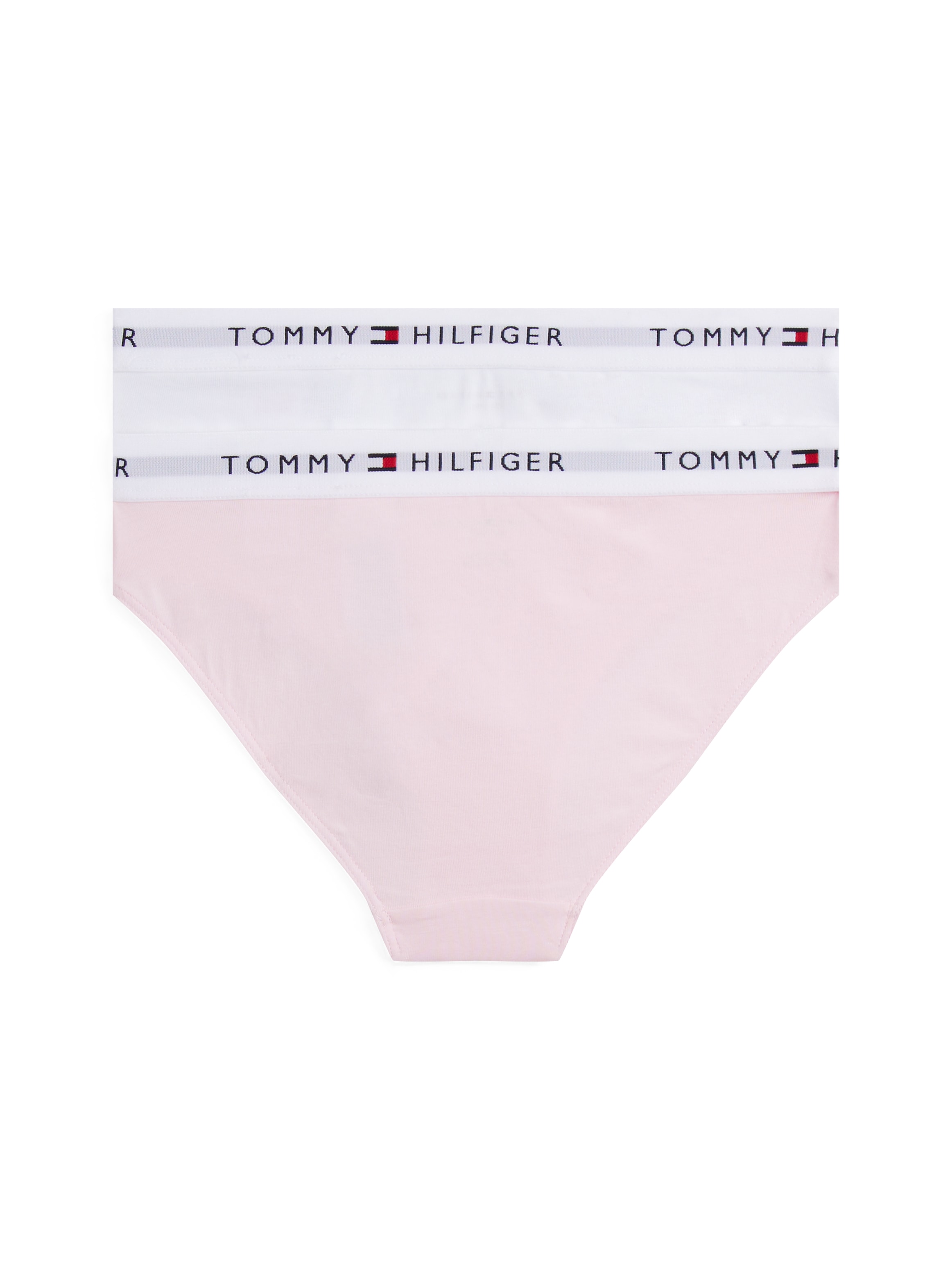 Tommy Hilfiger Underwear Bikinislip »2 PK BIKINI mit elastischem Bund im 2er-Pack«, (Packung, 2 St., 2er-Pack), unifarben, casual, körpernah, Baumwollmix