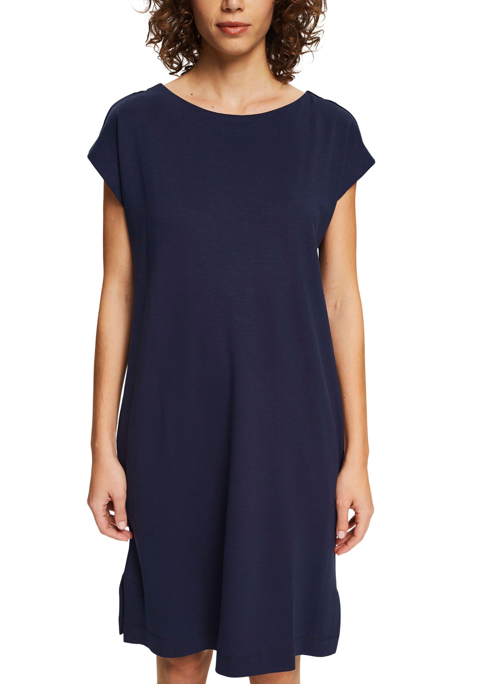 Image of Esprit Jerseykleid, mit Seitenschlitzen und im Rücken mit V-Ausschnitt bei Ackermann Versand Schweiz