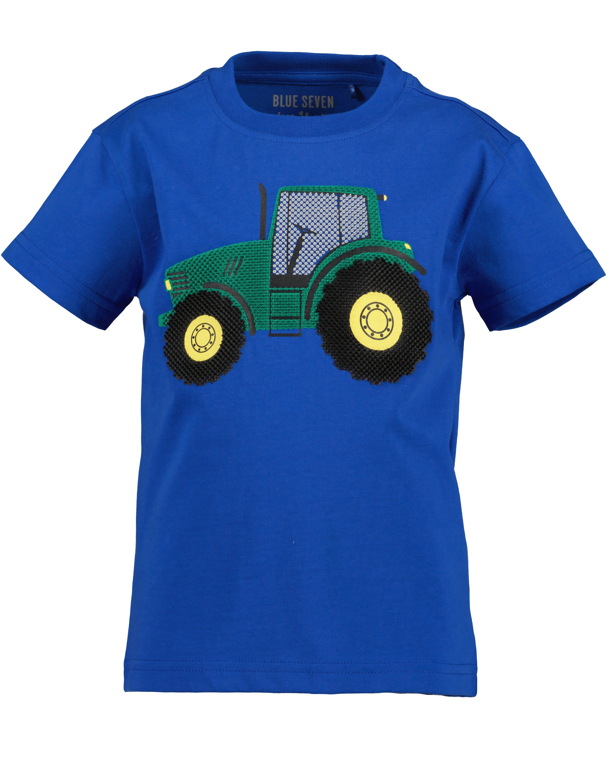 Image of Blue Seven T-Shirt Basic-Passform, bedruckte Optik, mit Druckapplikation