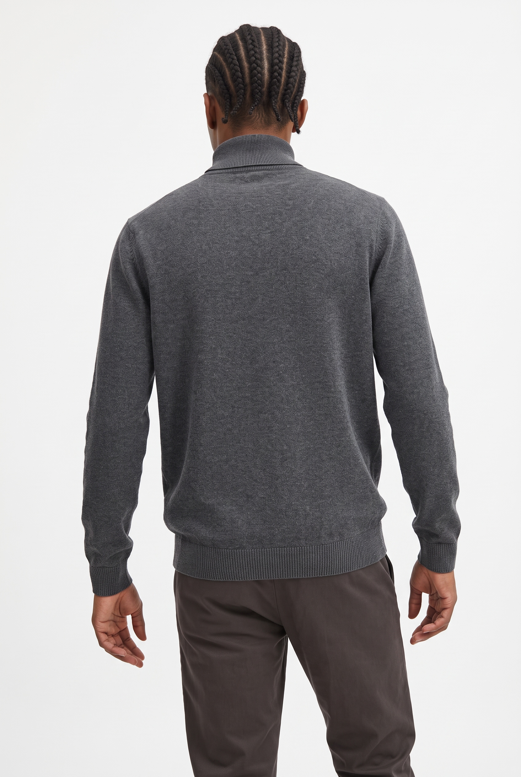 Jack & Jones Pull à col roulé »JJEBASIC KNIT ROLL NECK 2PK MP« Paquet, 2 coton, coupe régulière