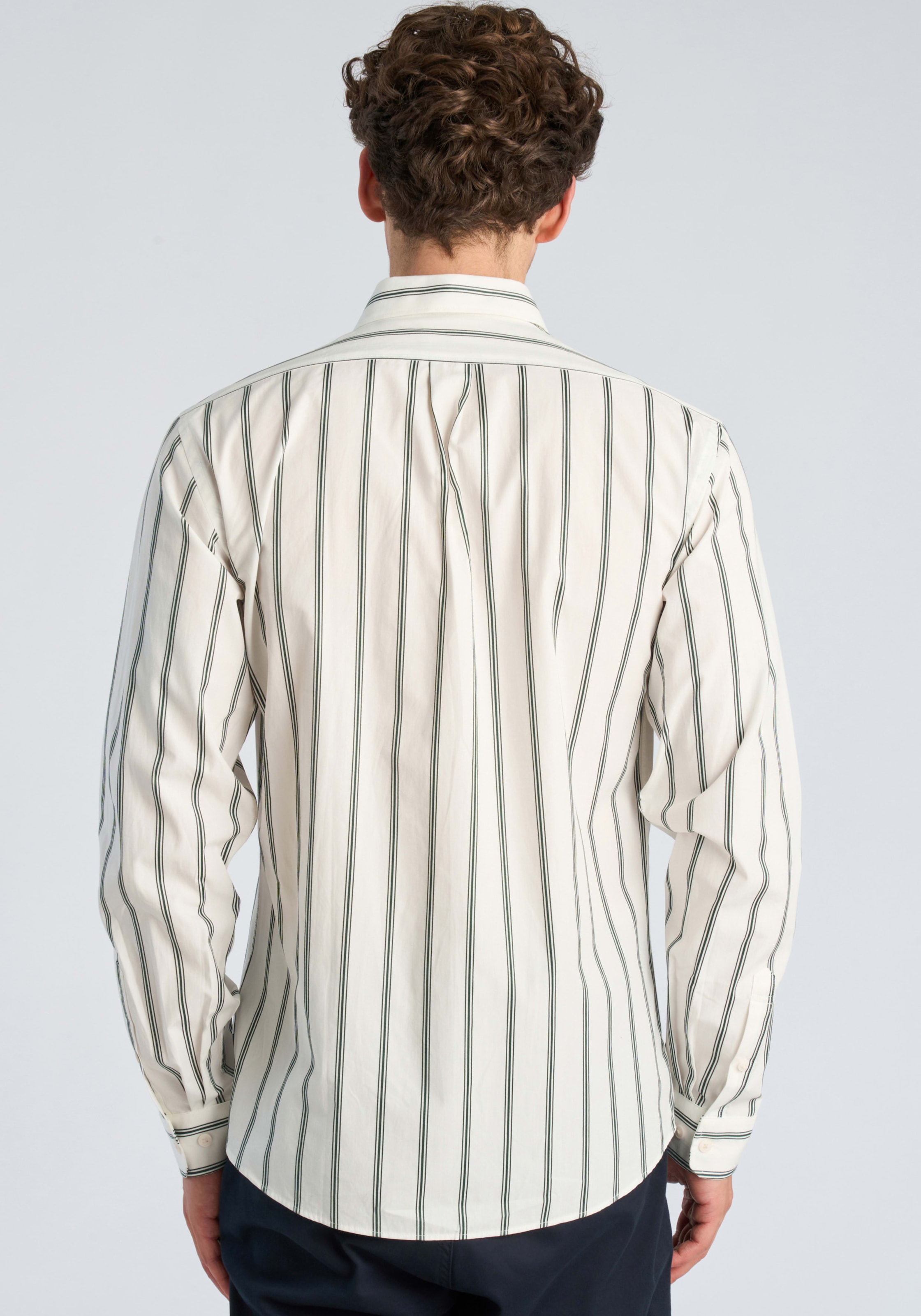 LINDBERGH Chemise à manches longues avec design à rayures / coton