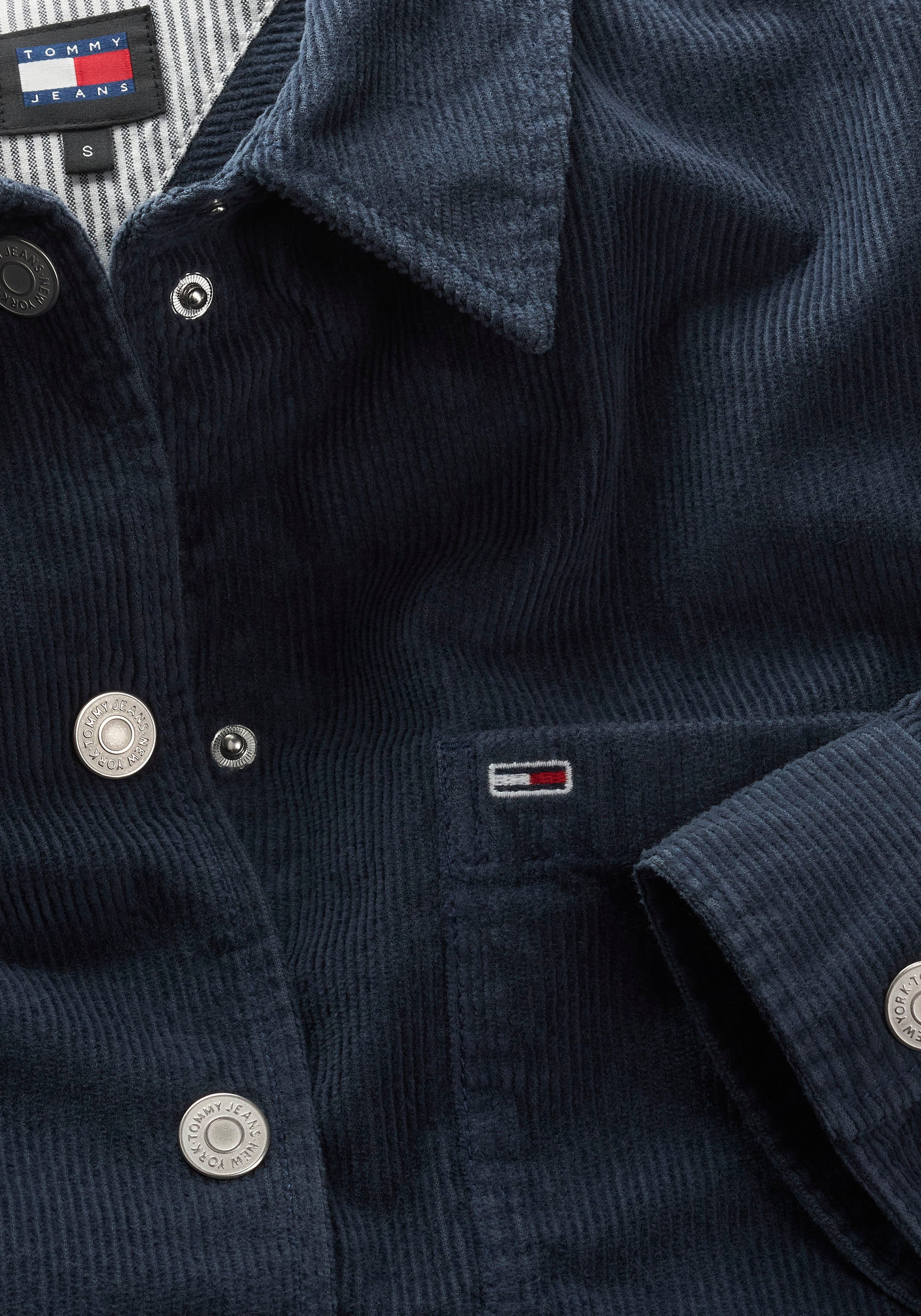Tommy Jeans Hemdbluse »TJW WASHED CORD OVERSHIRT EXT«, aus Cord, modisches Overshirt