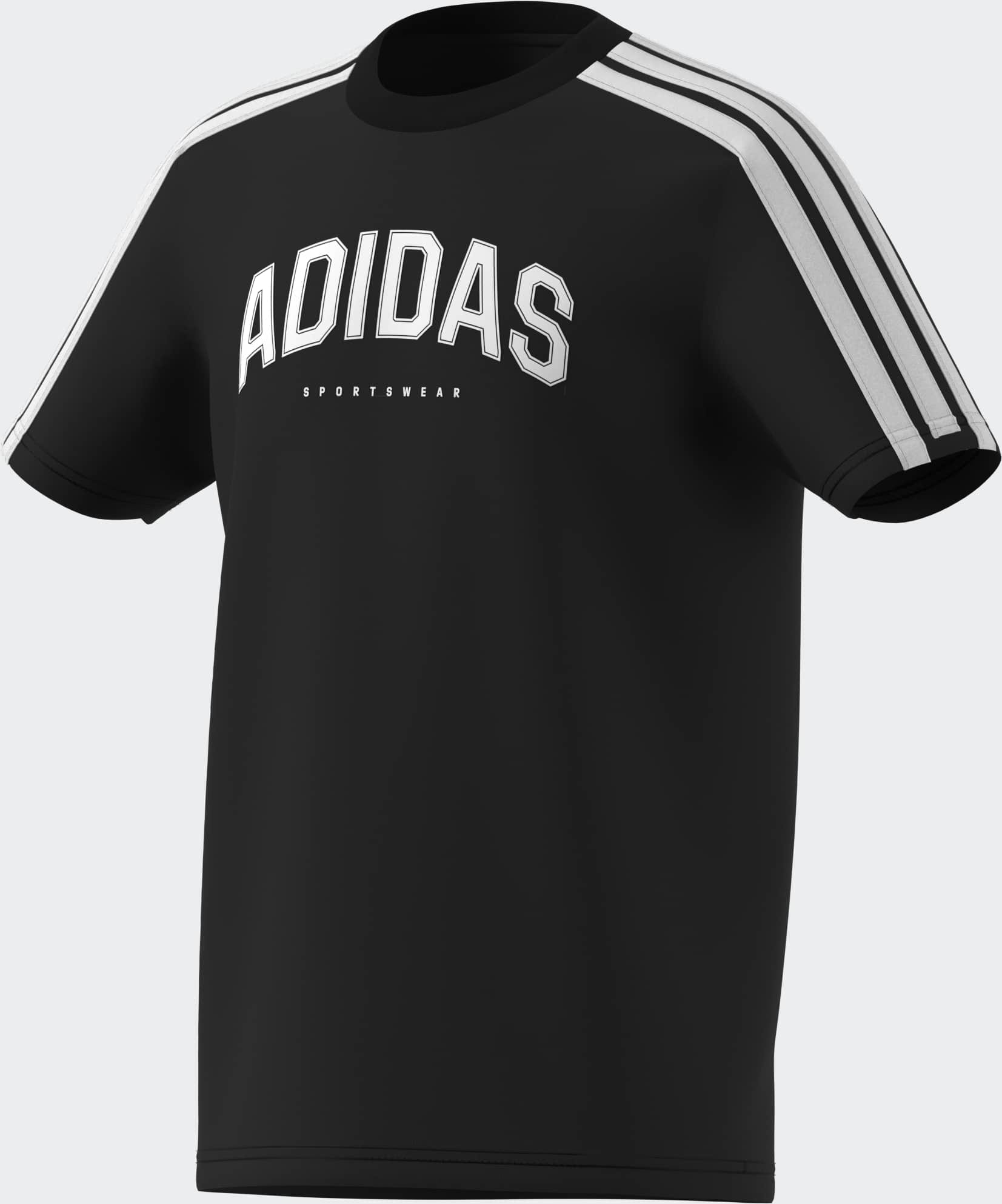 adidas Sportswear T-shirt »J C COLLEG TEE« mit auffälliger Grafik, bequeme Passform, aus Baumwolle