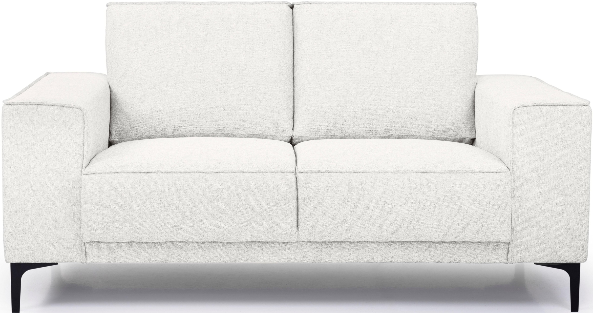 GOODproduct 2-places »Kompaktsofa Oland, Struktur, Flachgewebe, Luxus-Microfaser, Boucle« 164 cm, Wellenunterfederung, Skandi-Design, Metallfüsse