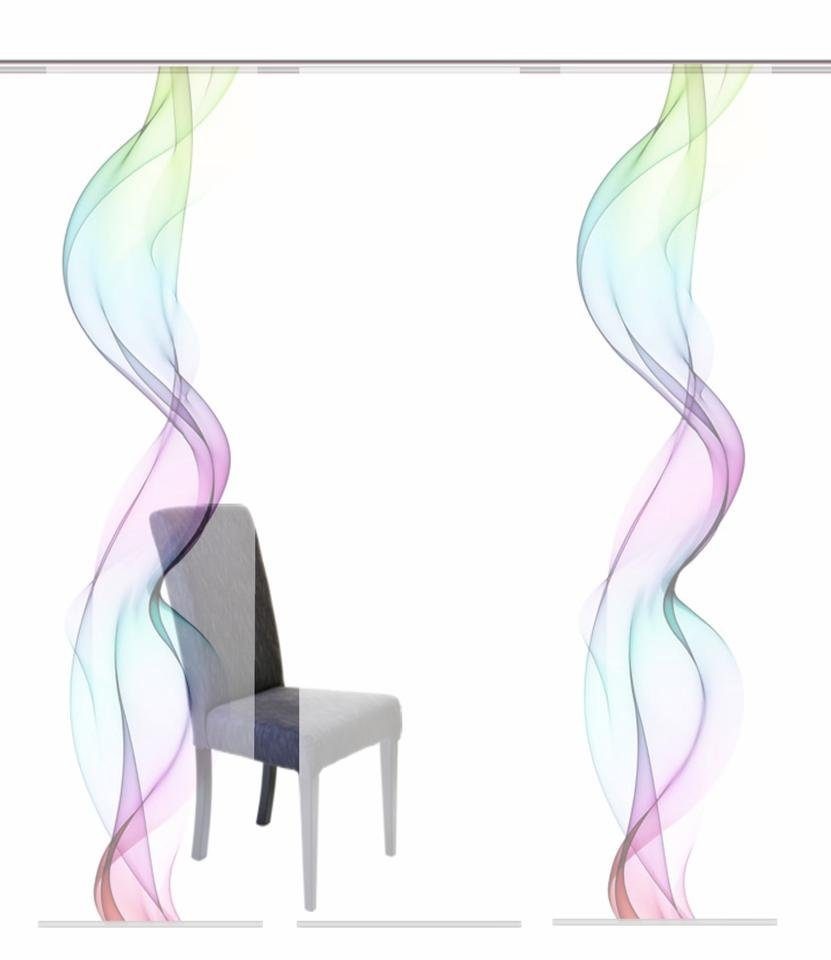 Image of HOME WOHNIDEEN Schiebegardine »ALBERTA«, (3 St.), HxB: 245x60, inkl. Befestigungszubehör bei Ackermann Versand Schweiz