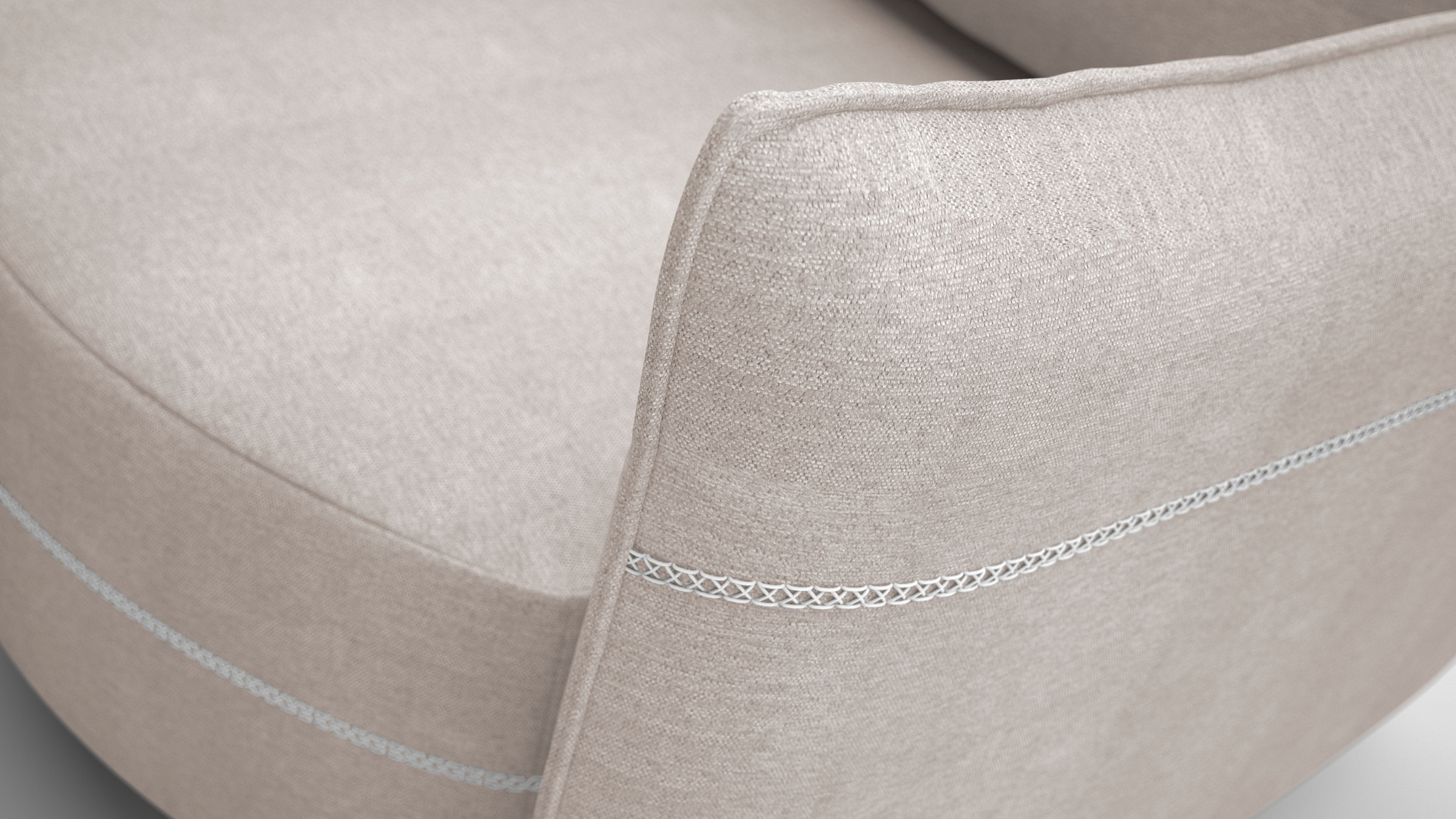 exxpo - sofa fashion Loungesofa »Ortis mit toller Kontrastnaht, Solitärmöbel, bequem, schmale Armlehne«, Schlafsofa mit Bettfunktion und Bettkasten, komfortabler Federkern