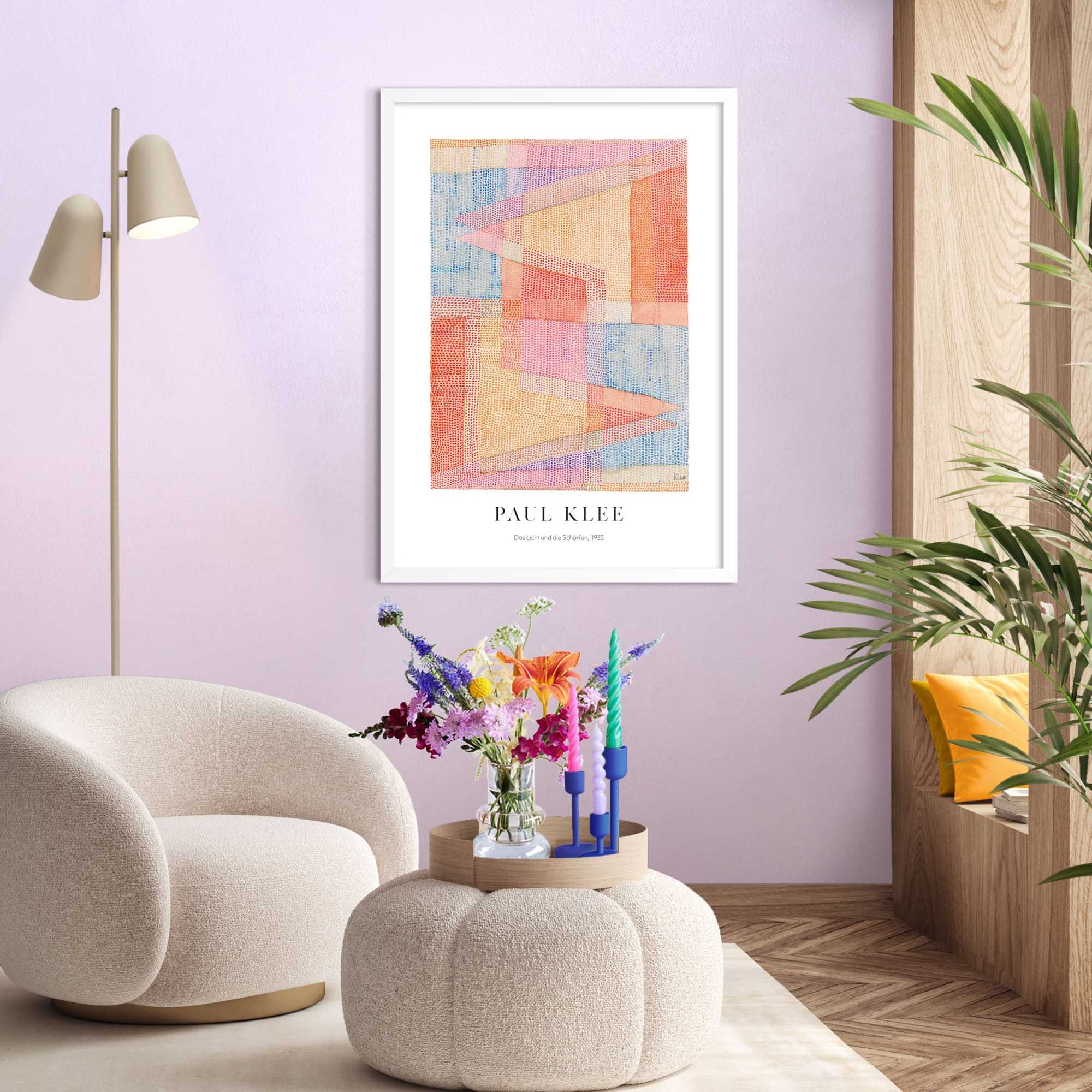 Image of Reinders Bild mit Rahmen "Paul Klee Triangles"