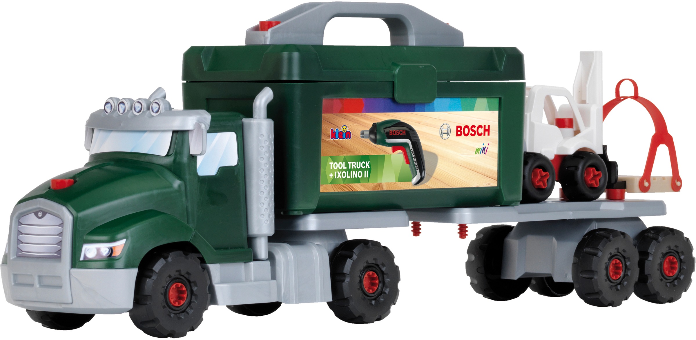 Image of Klein Spielzeug-LKW »Bosch Power-Tools Schraubtruck Set«, mit abnehmbarer Werkzeugbox bei Ackermann Versand Schweiz