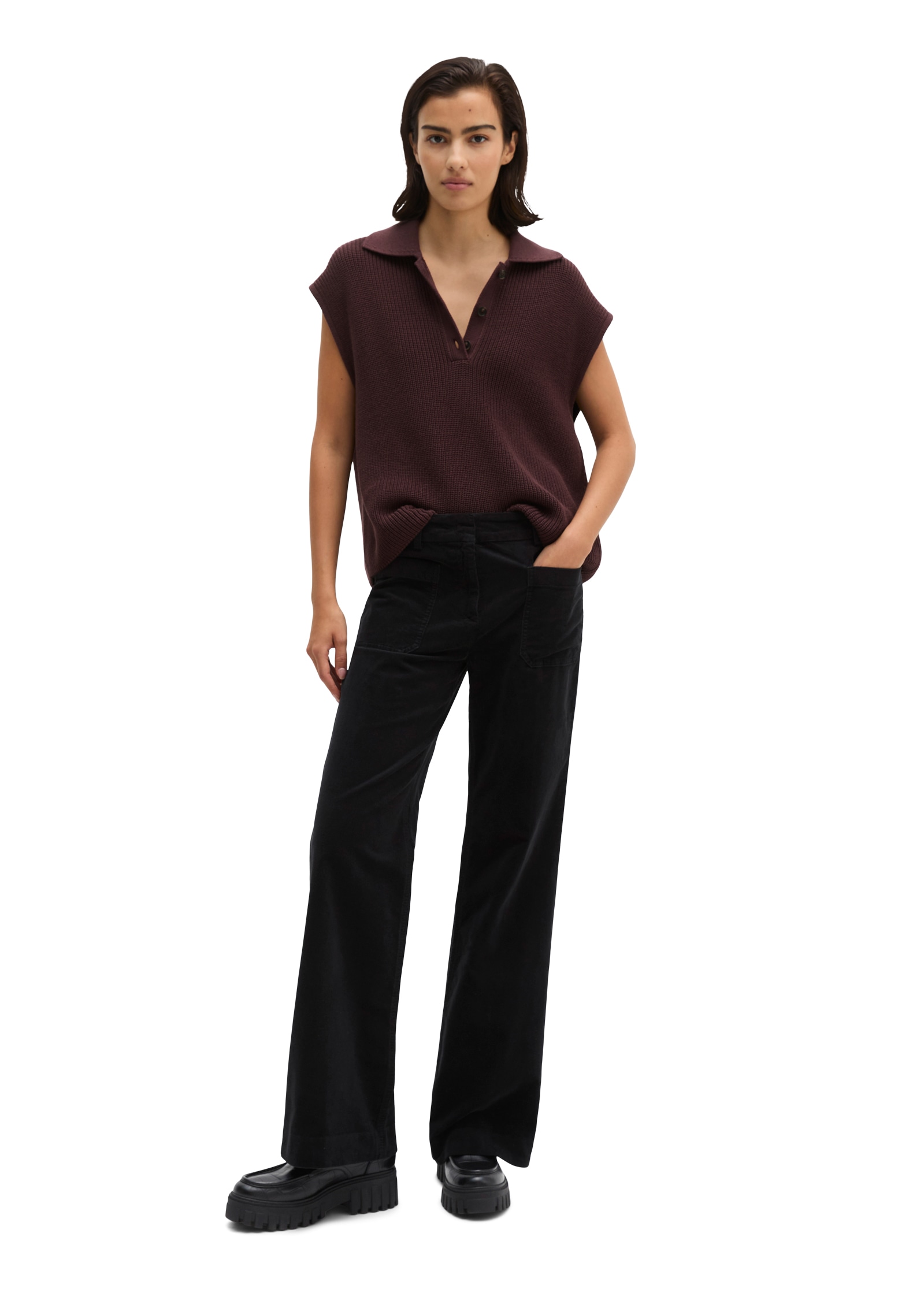 Marc O'Polo Cordhose »MARTHE FLARED«  aus Stretch-Baumwolle, Flared Fit