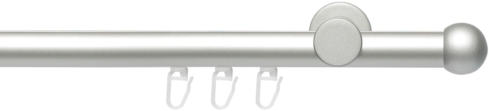 Image of Liedeco Gardinenstange "Innenlaufgarnitur 20 mm Power Kugel" Ø 2 mm 1 läufig-läufig Fixmass Gardinenstange Komplett