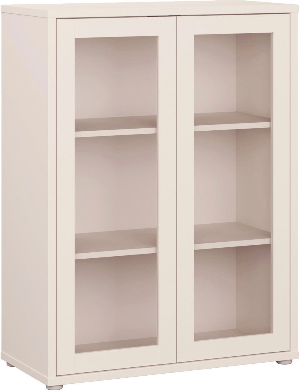 Image of FORTE Kommode "Alice Springs Vitrine, erhältlich in 2 Grössen Push to Open" Glatüre, Grifflos, 2 Ausführungen