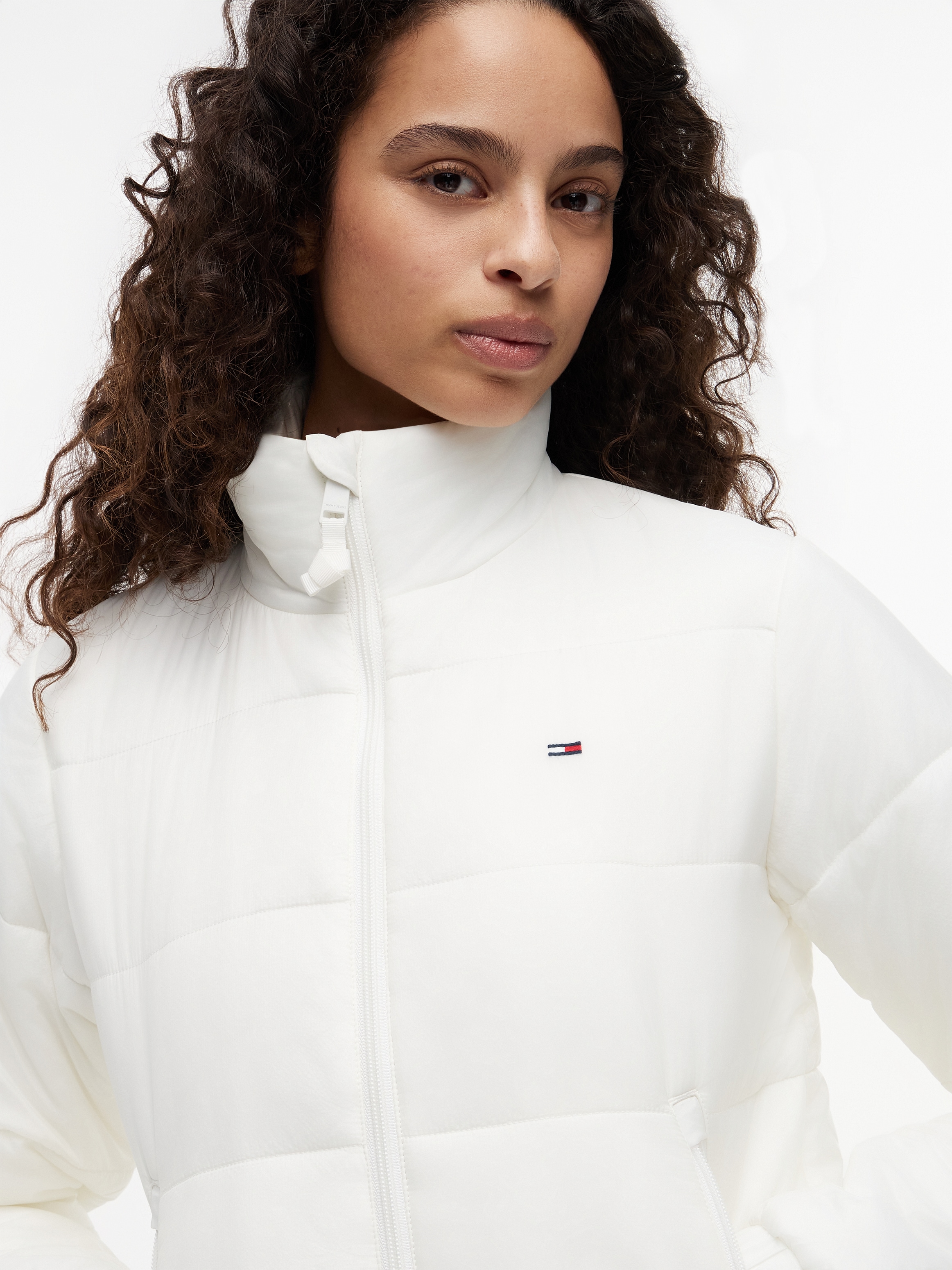 Tommy Jeans Steppjacke »TJW REG PADDED JACKET« Steppware, Reissverschlusstaschen, Stehkragen