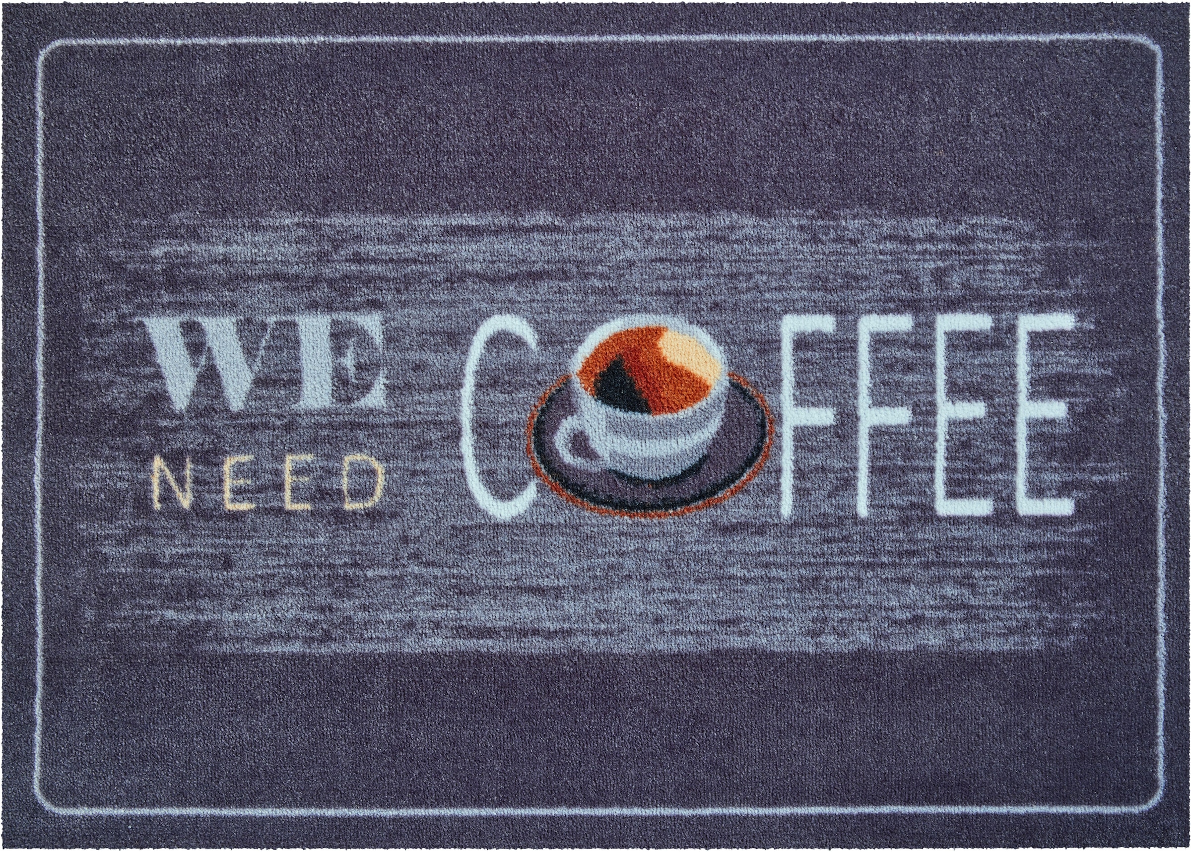 Grund Fussmatte »Coffee«, rechteckig, Schmutzfangmatte, mit Spruch, In- und Outdoor  geeignet, waschbar, den günstig kaufen