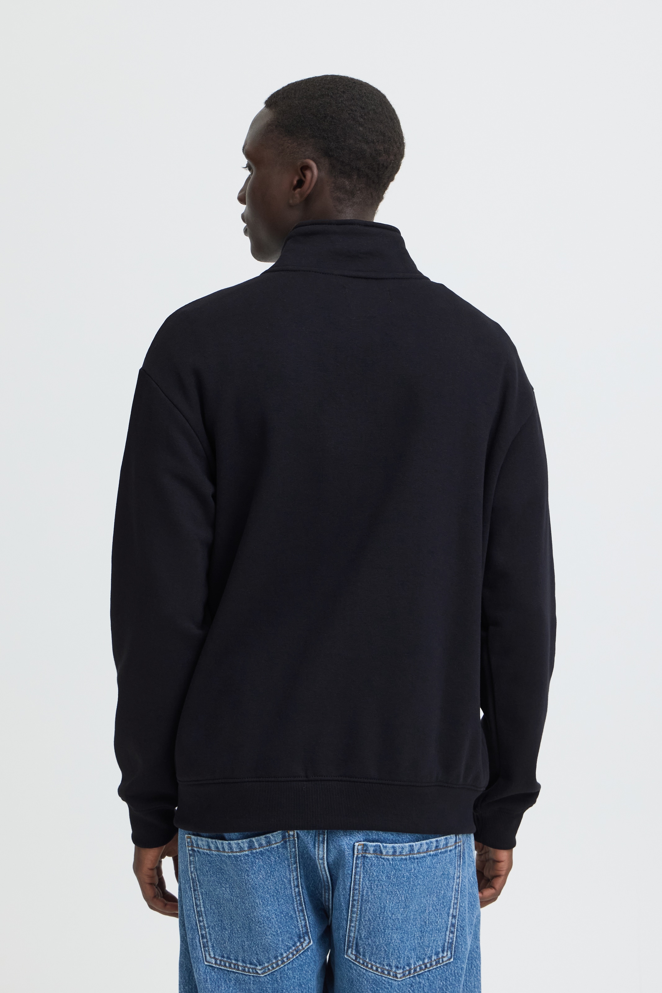 Blend Veste sweat »BHJUSTE STAND SWEATSHIRT« mélange coton, coupe régulière