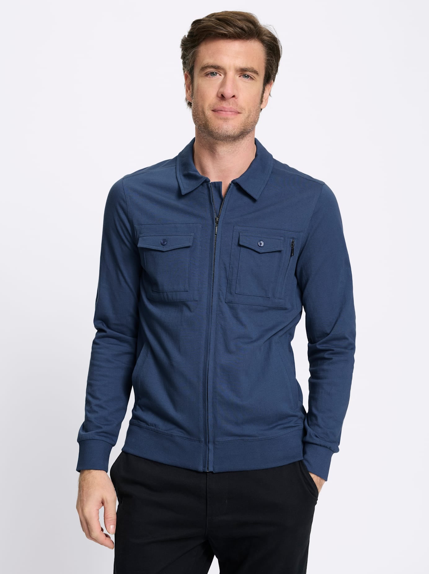 Marco Donati Shirtjacke »Langarm-Shirt« 1