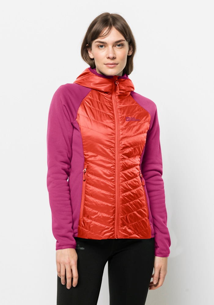 Jack Wolfskin Hybridjacke »ROUTEBURN PRO HYBRID W«, mit Kapuze