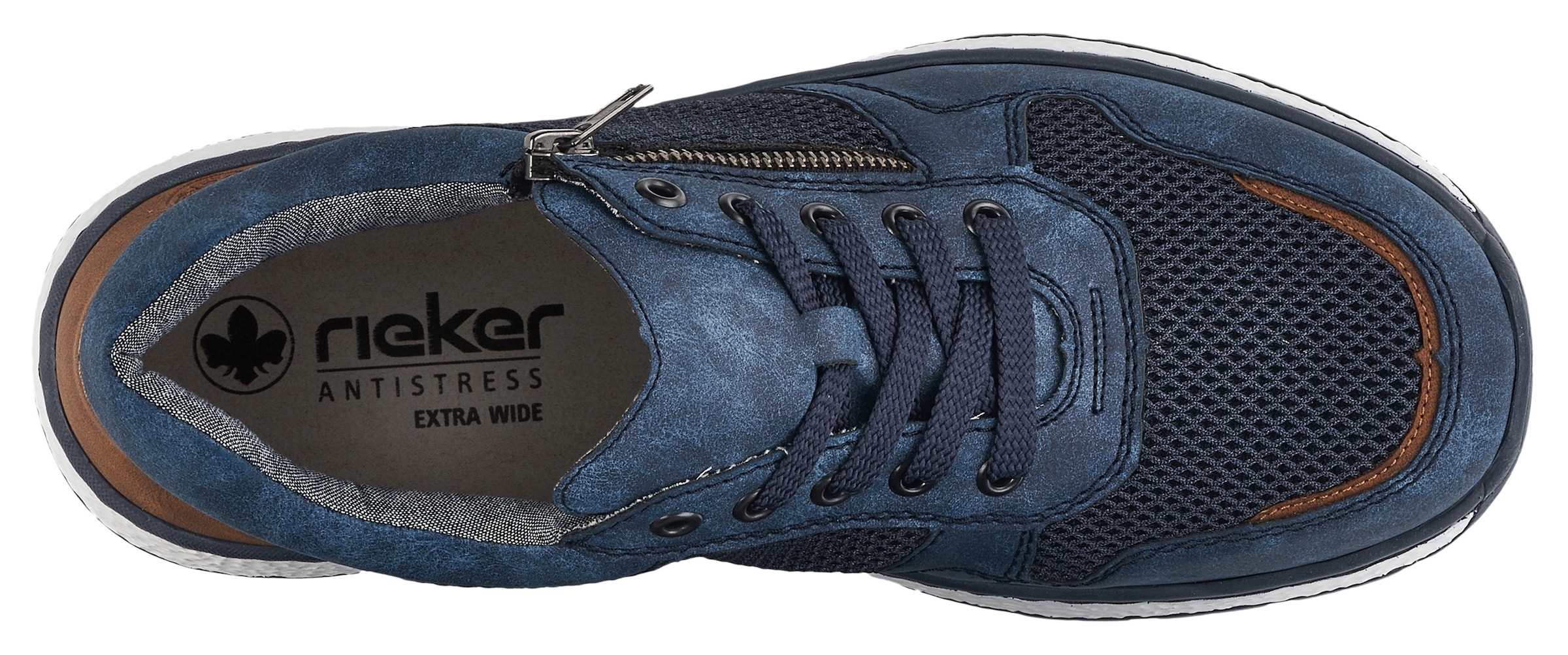 Rieker Sneaker  , Schnürschuh, Halbschuh, Freizeitschuh in bequemer Form