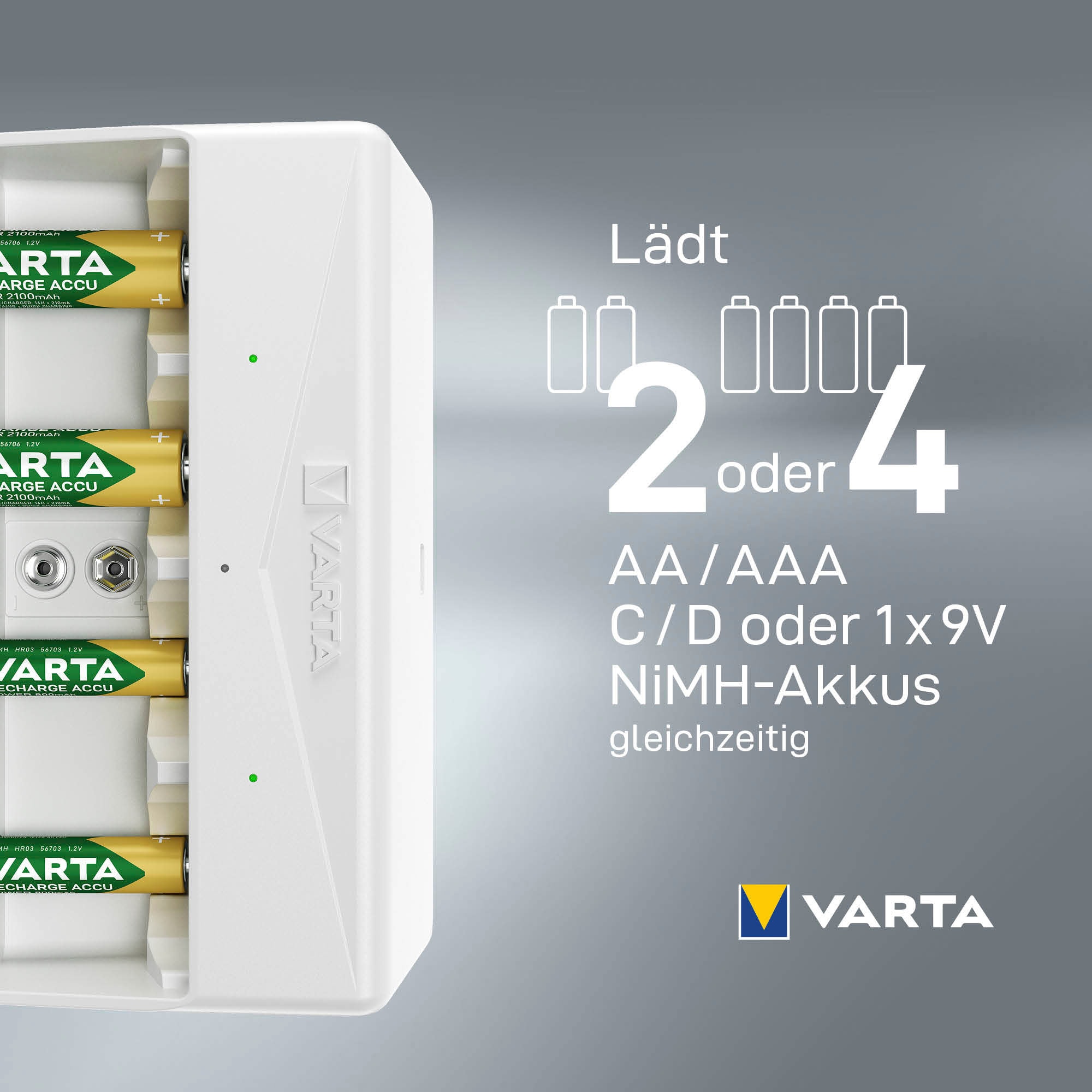 VARTA Batterie-Ladegerät »Universal Charger«, (1 St.)