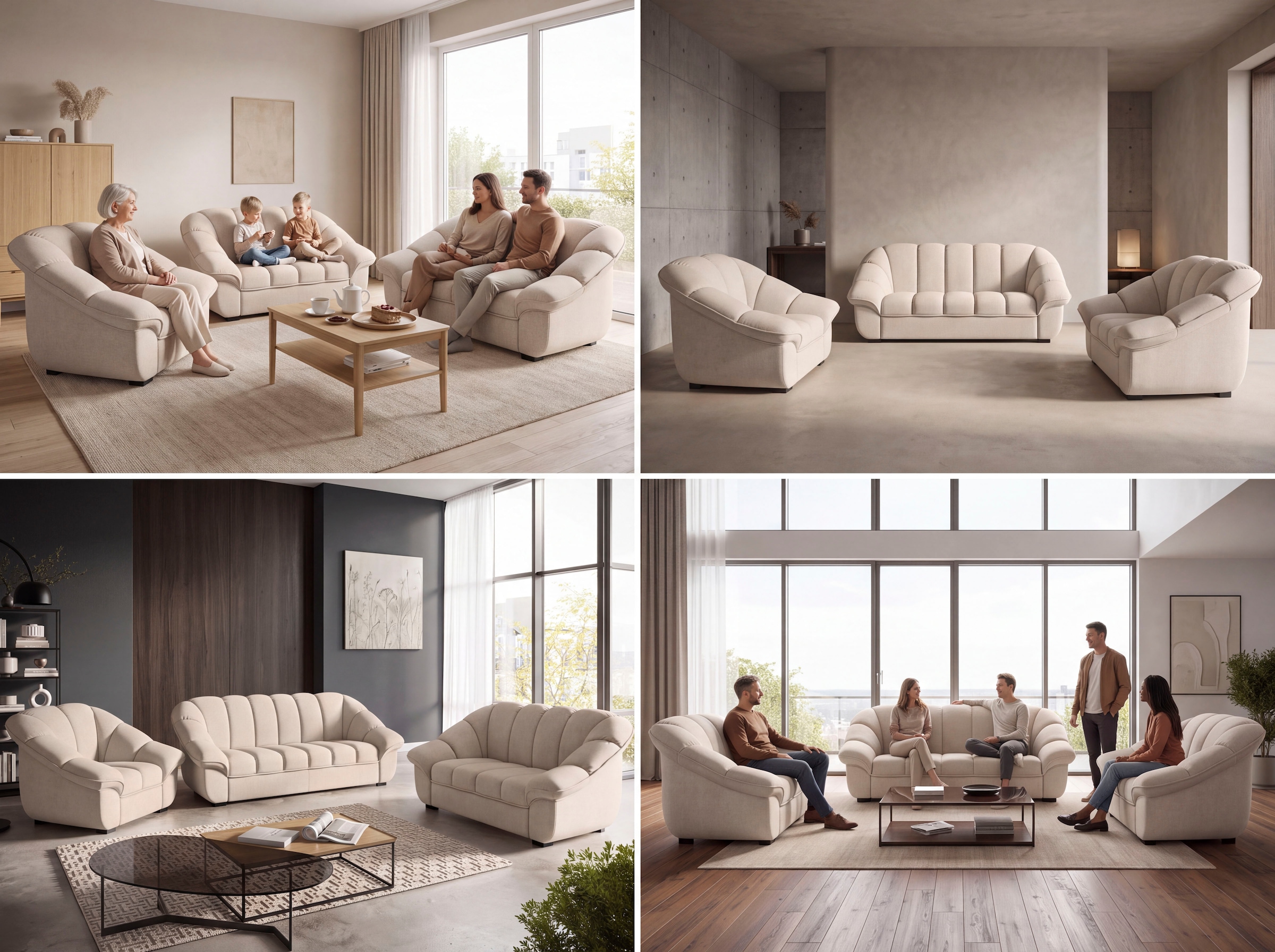 COTTA Sessel »Mado , Breite 110 cm« verschiedene Sofas individuell kombinierbar