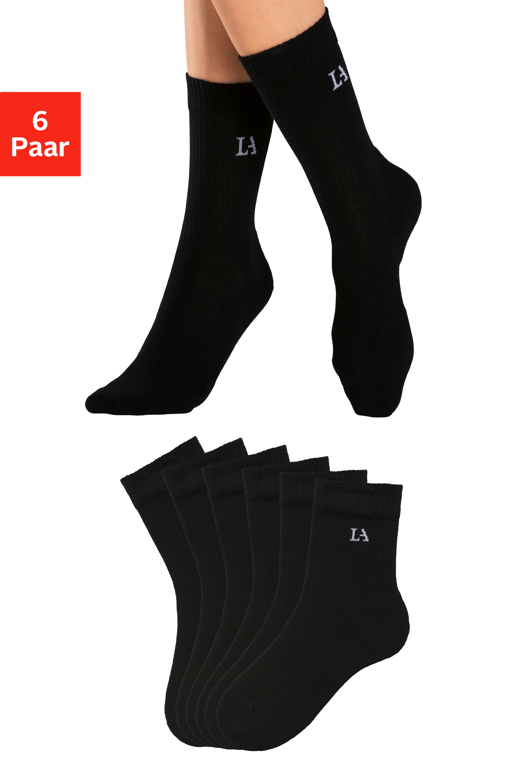 LASCANA ACTIVE Tennissocken, mit Frotteé