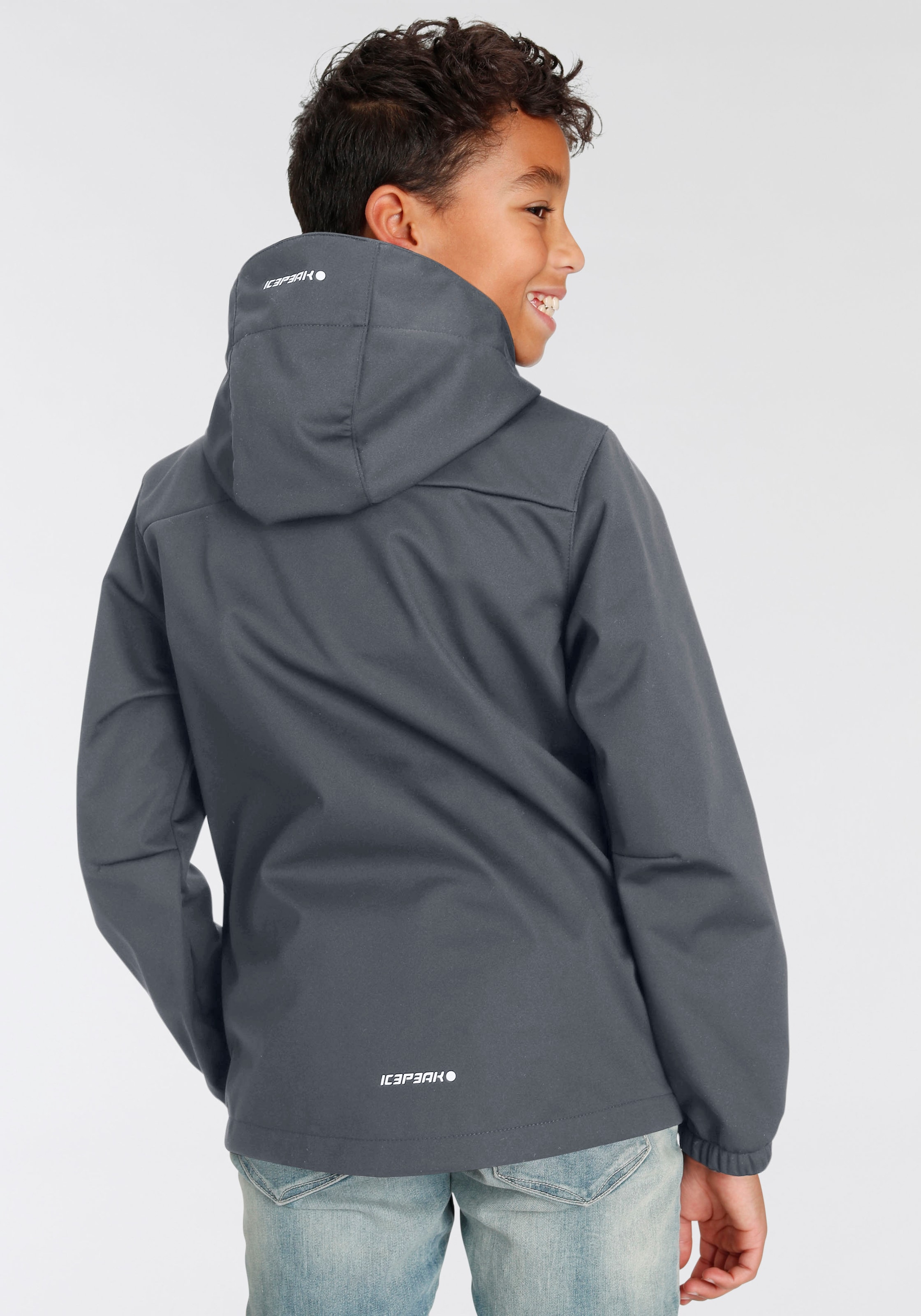 Icepeak Softshelljacke »KLINE«, (1 St.), mit Kapuze