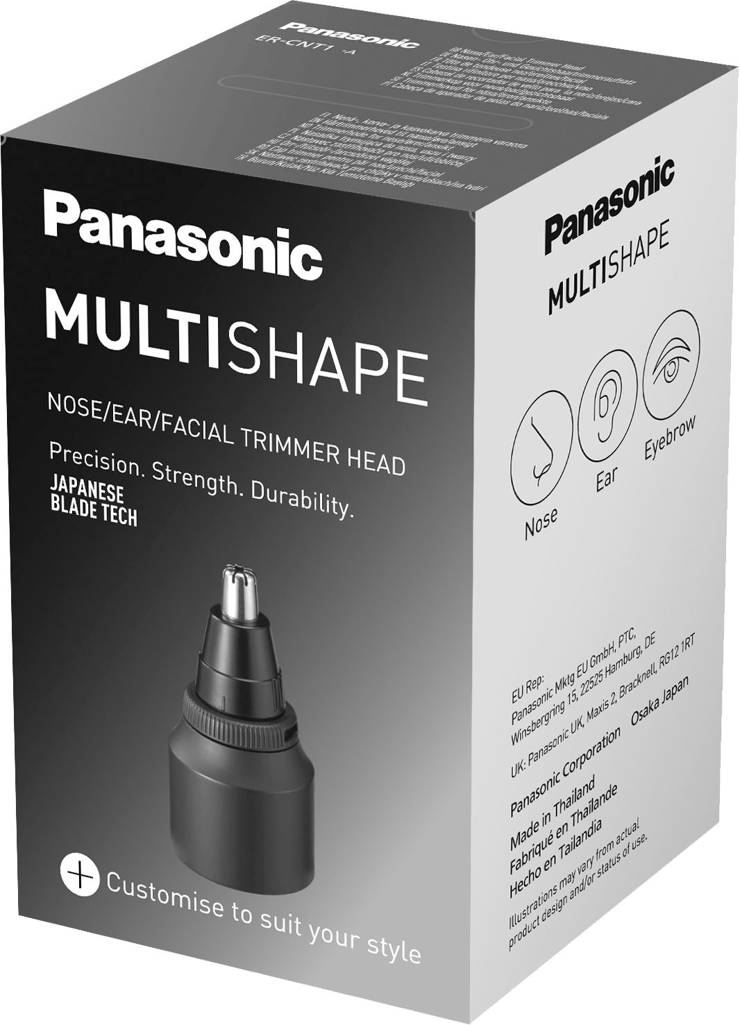 Panasonic Nasen- und Ohrhaartrimmeraufsatz »Multishape ER-CNT1-A301, Trimmeraufsatz«, Nasen-, Ohr- & Gesichtshaartrimmer