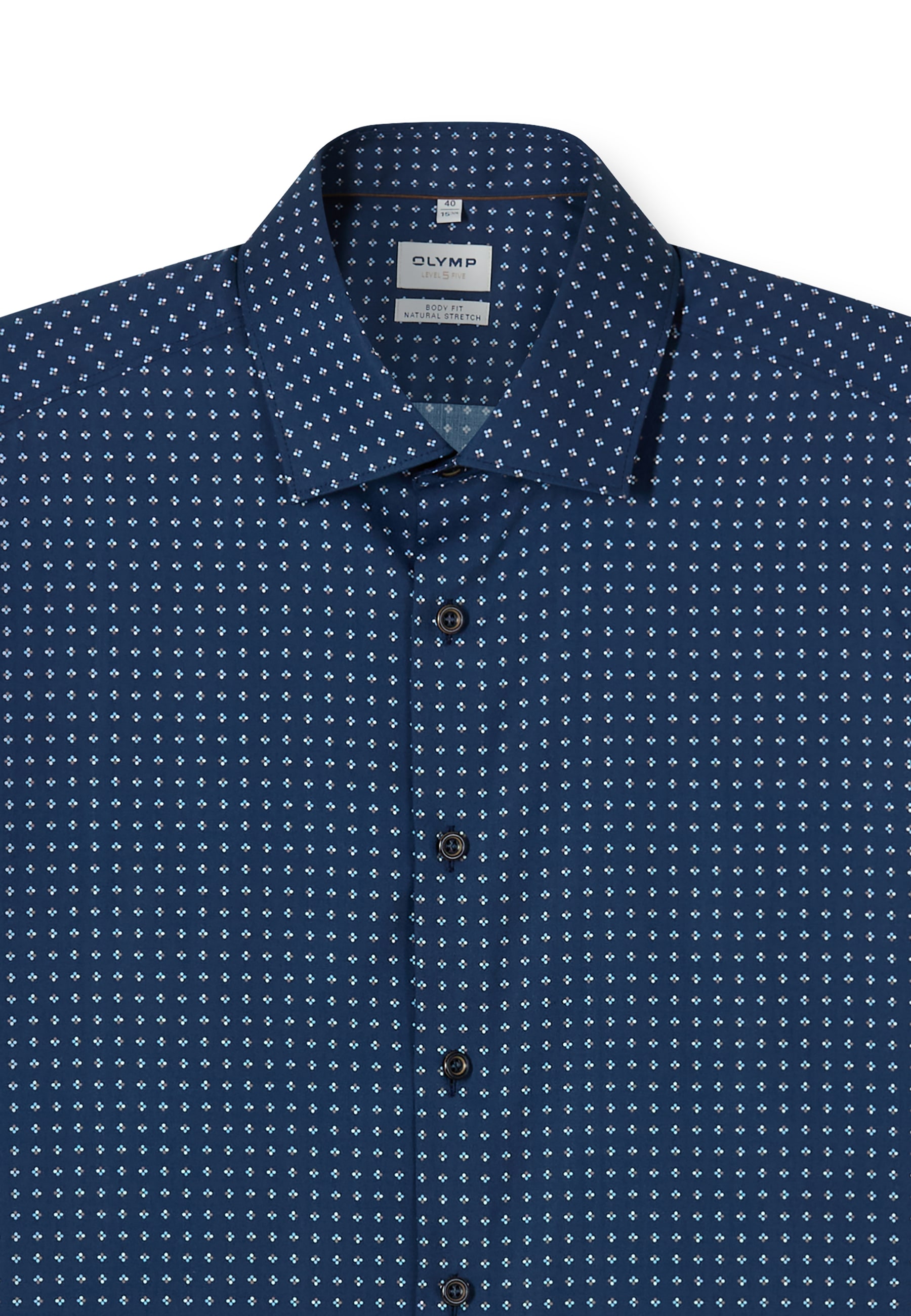 OLYMP Chemise à manches longues »Level Five« Businesshemd, body fit, New York Kentkragen,