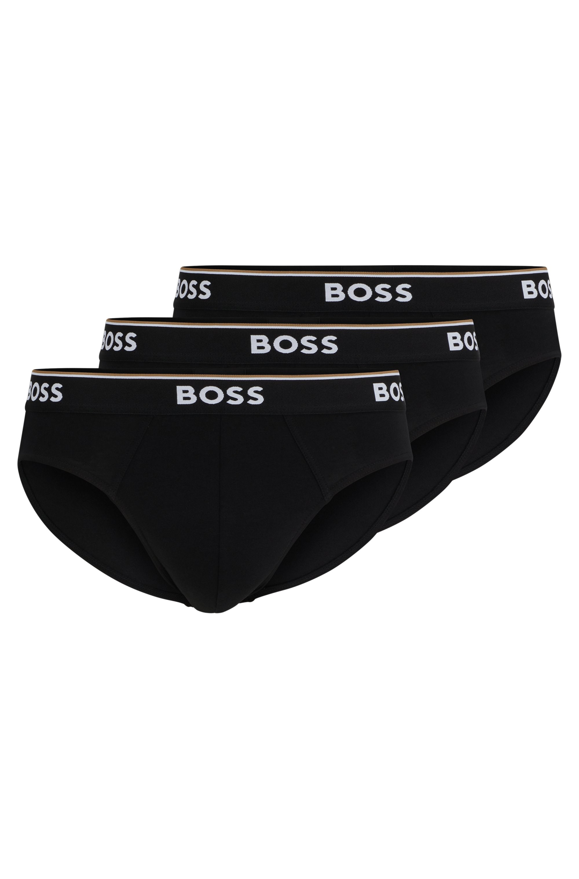 BOSS Slip, (Packung, 3er-Pack), mit Logo Webbund