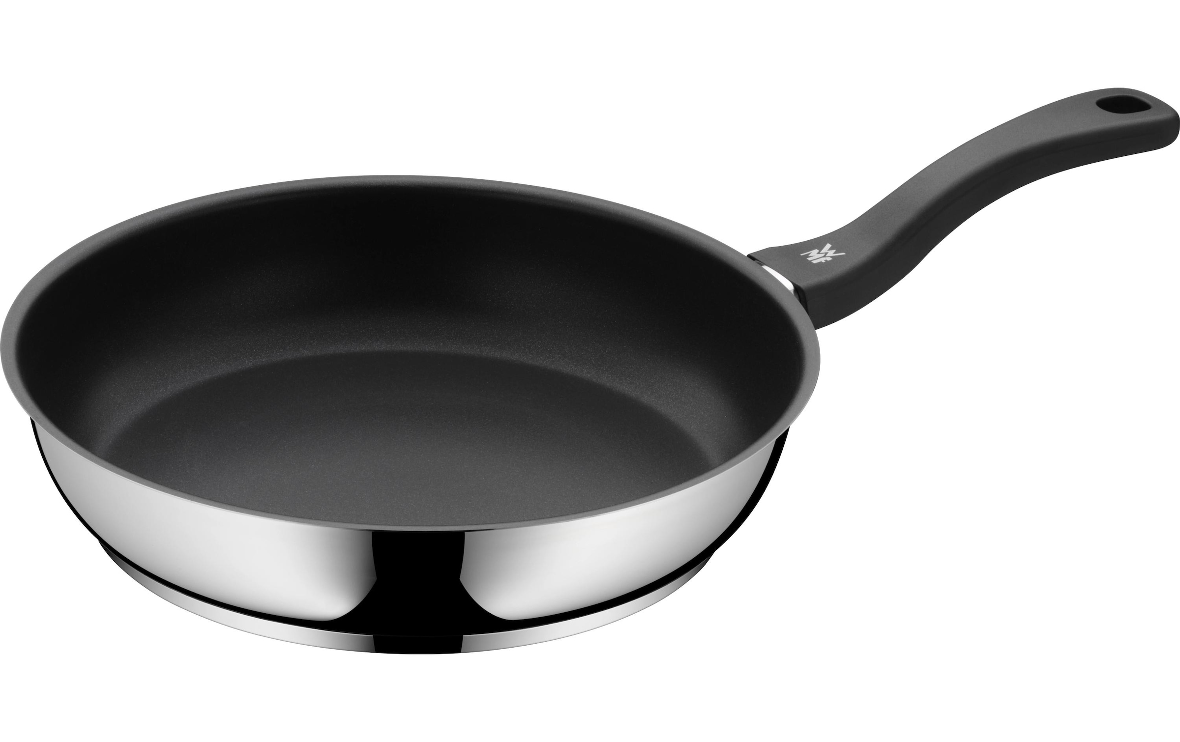 WMF Poêle à frire »Devil A Profi, 2-teilig, 28 cm« Edelstahl 18/10 2 tlg. Zweiteiliges Bratpfannen-Set aus hochwertigem Edelstahl