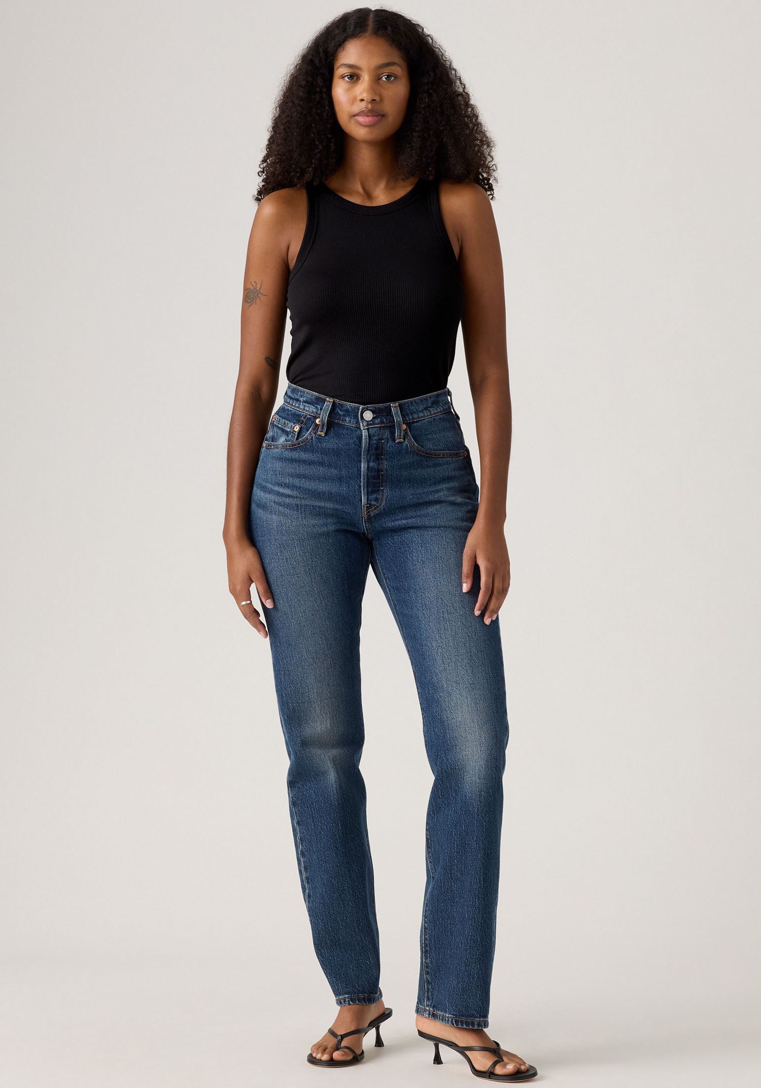 Levi's® Stretch-Jeans »LV Jeans 501 CURVE BLACKS«, mit gerader Beinform