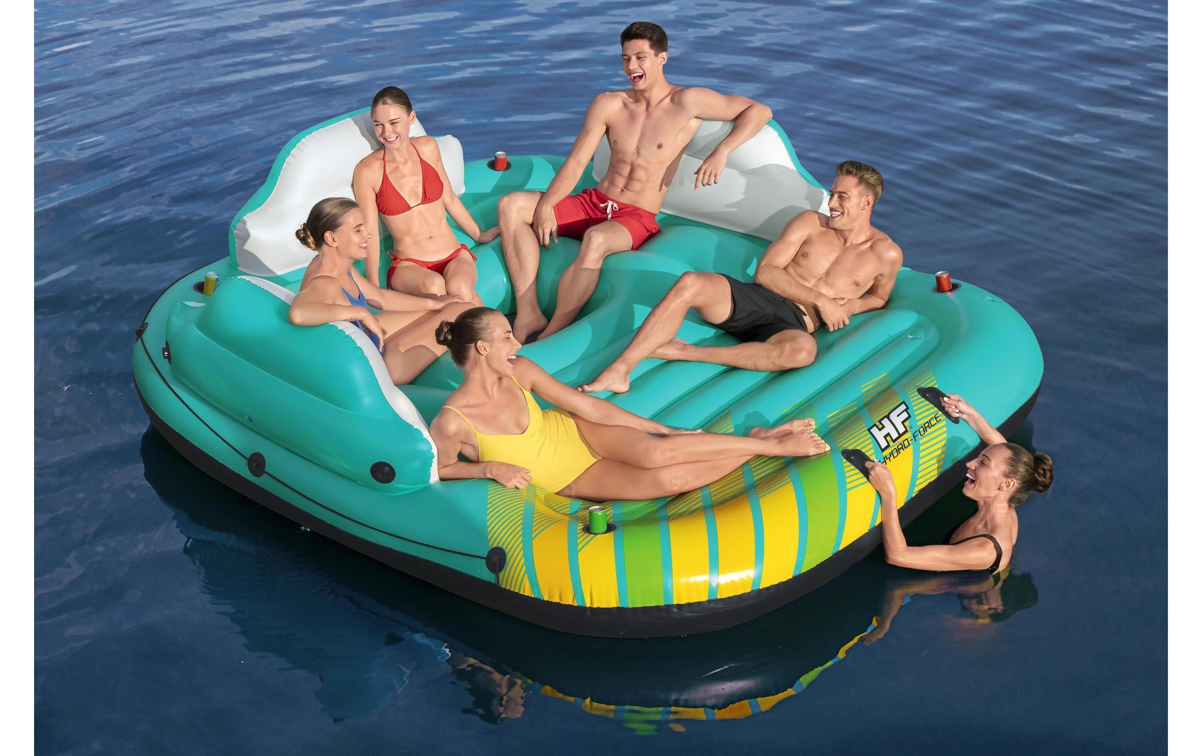 Bestway Badeinsel »Sunny Lounge Island 300 x 275 cm«