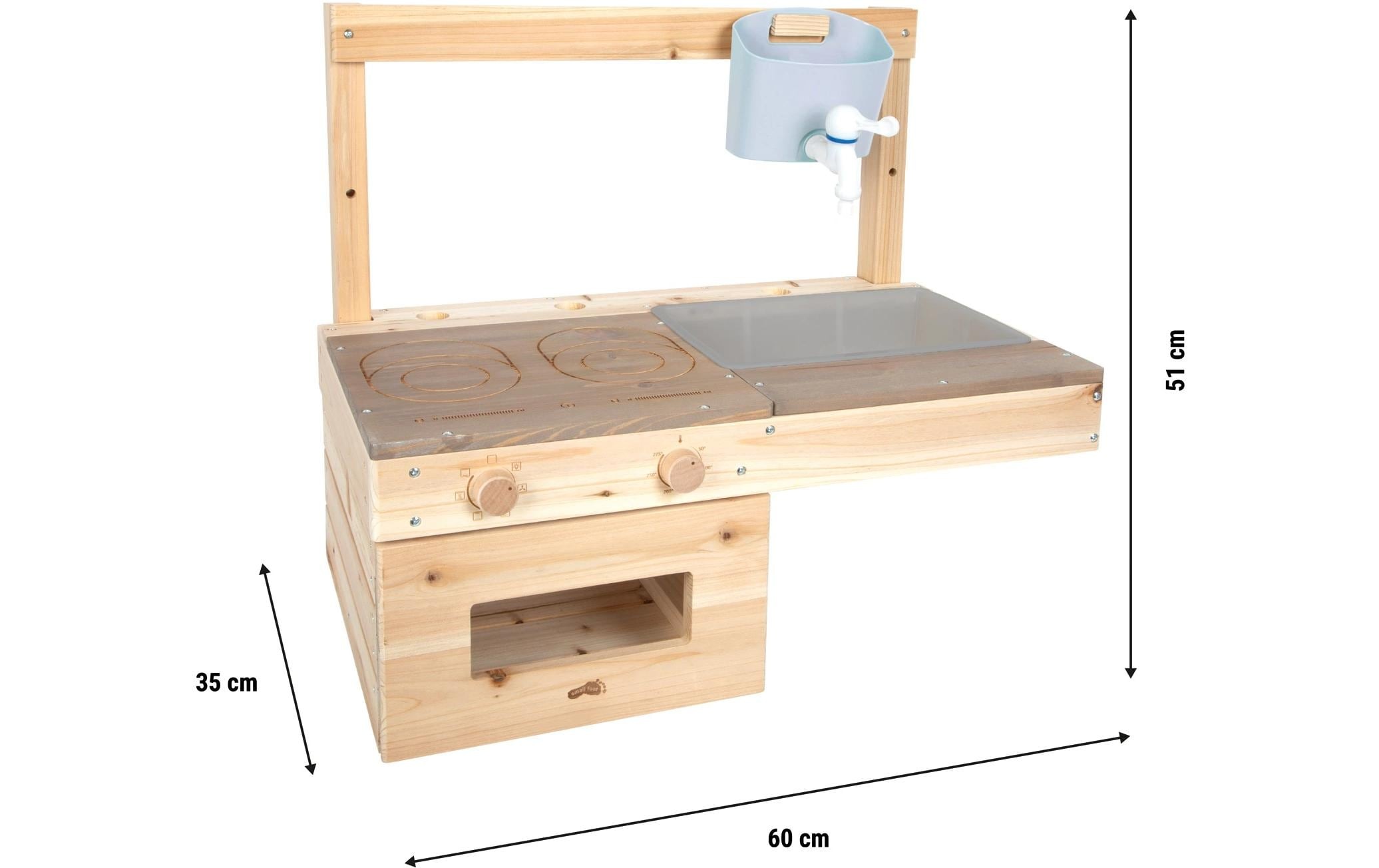 Small Foot Cuisine de jeu d'extérieur »Matschküche zum Hängen«