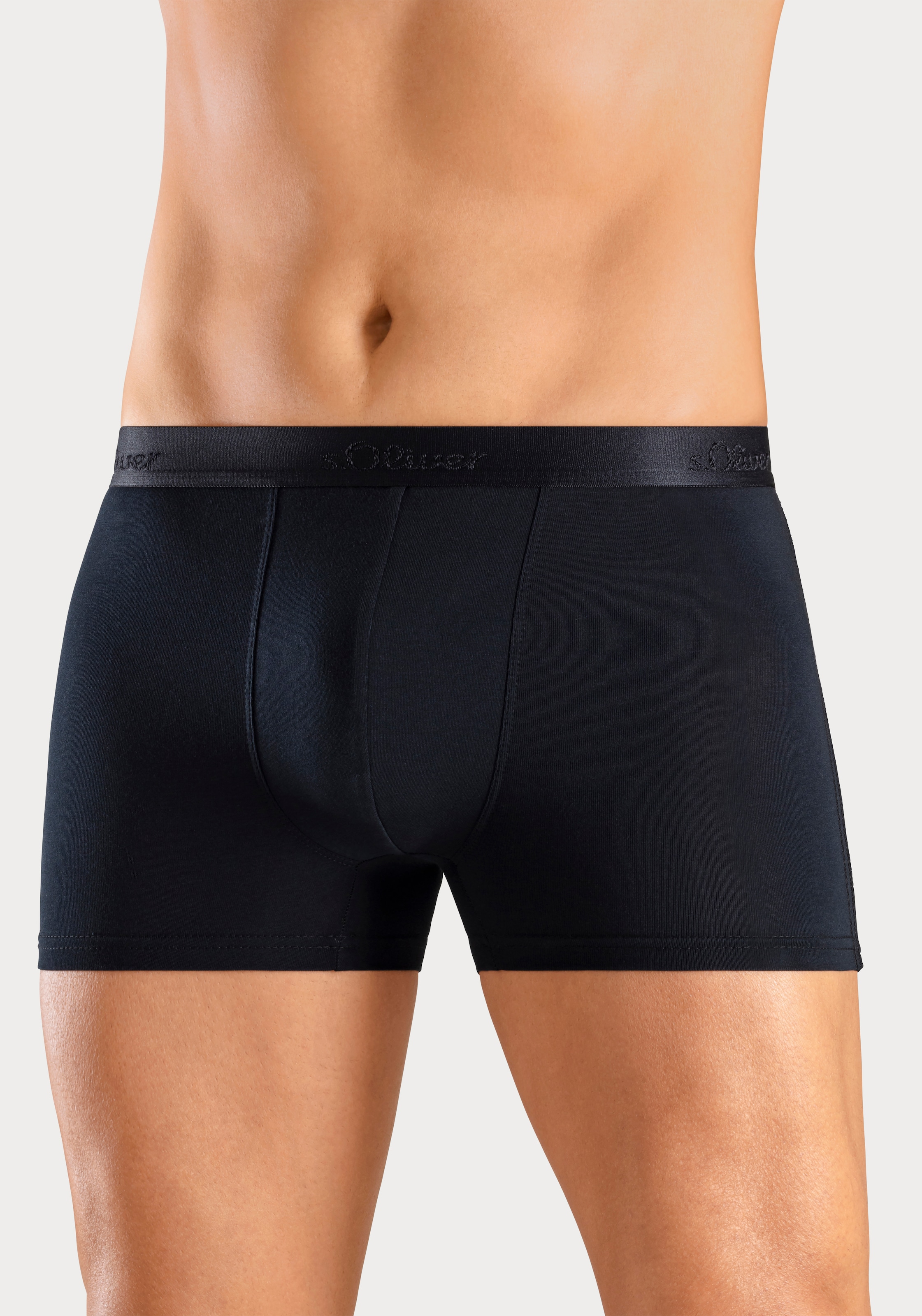 s.Oliver Boxer »Boxershorts für Herren«, (Packung, 2 St.), aus weichem Modal