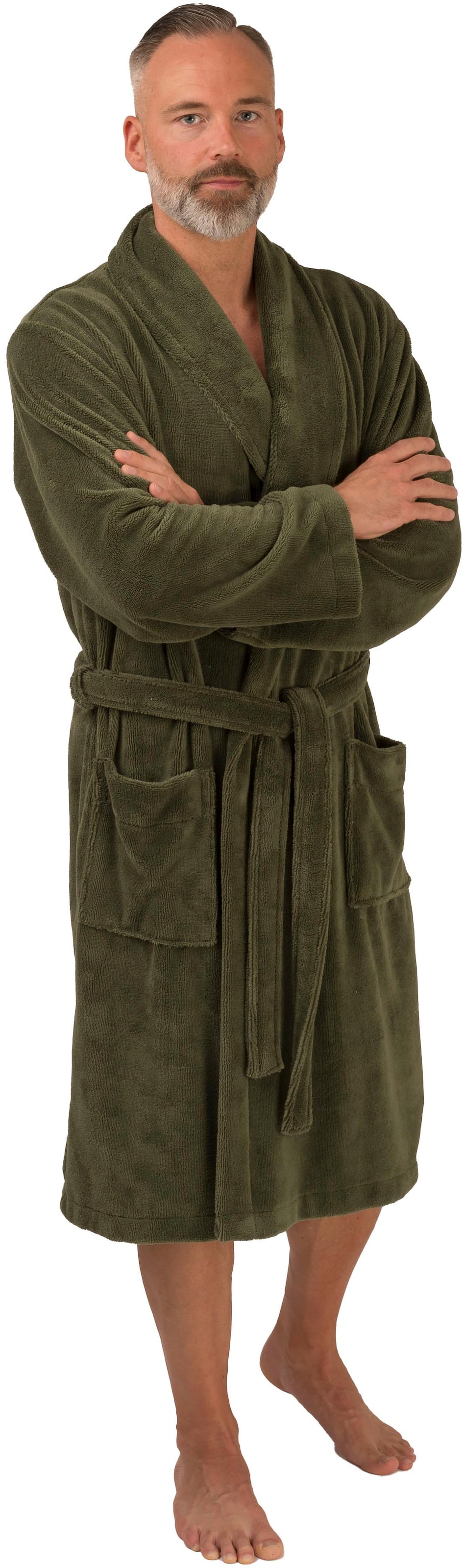 Image of Wewo fashion Herrenbademantel "1105" 1 Stk. kuschelig leicht