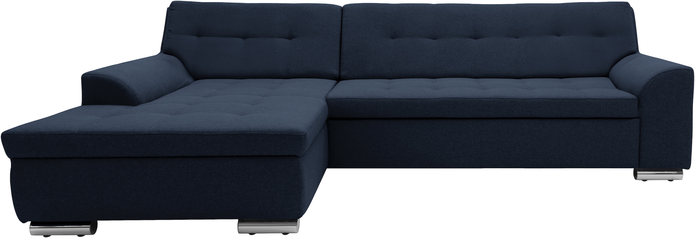GOODproduct Canapé d'angle »Tornby 268 x 178 cm, mit Steppungen, modern & stabil« forme en L, en microfibre de luxe douce et facile d'entretien