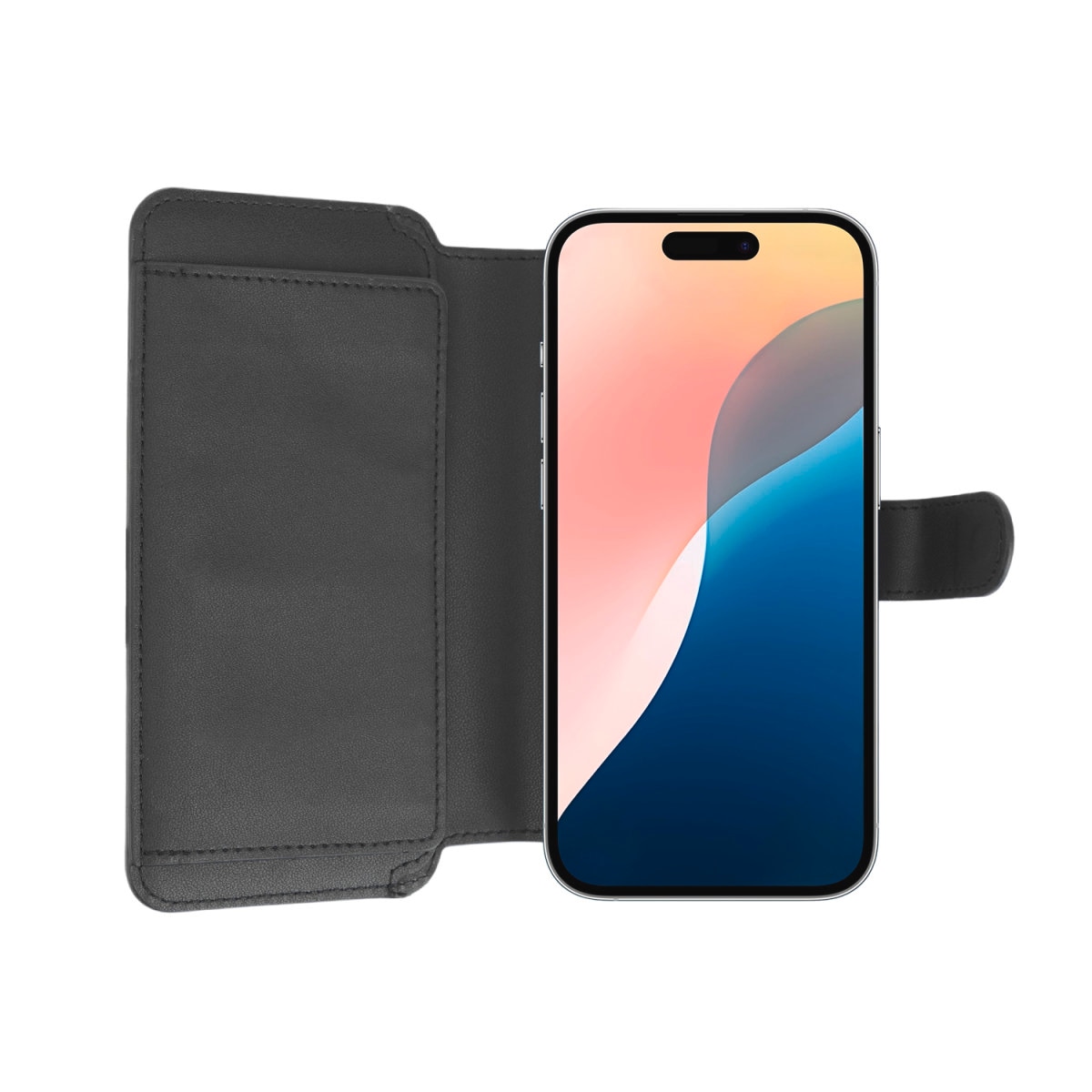 4smarts Flip Case »Universal Magnet Wallet CoinCaddy XL« MagSafe UltiMag Portemonnaie, RFID Schutz, iPhone 12, 13, 14, 15 Serie