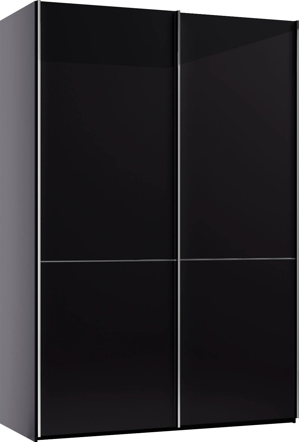Musterring Armoire à portes coulissantes »Imola W« incl. étagères et tringles à vêtements, avec portes en verre et surhausses