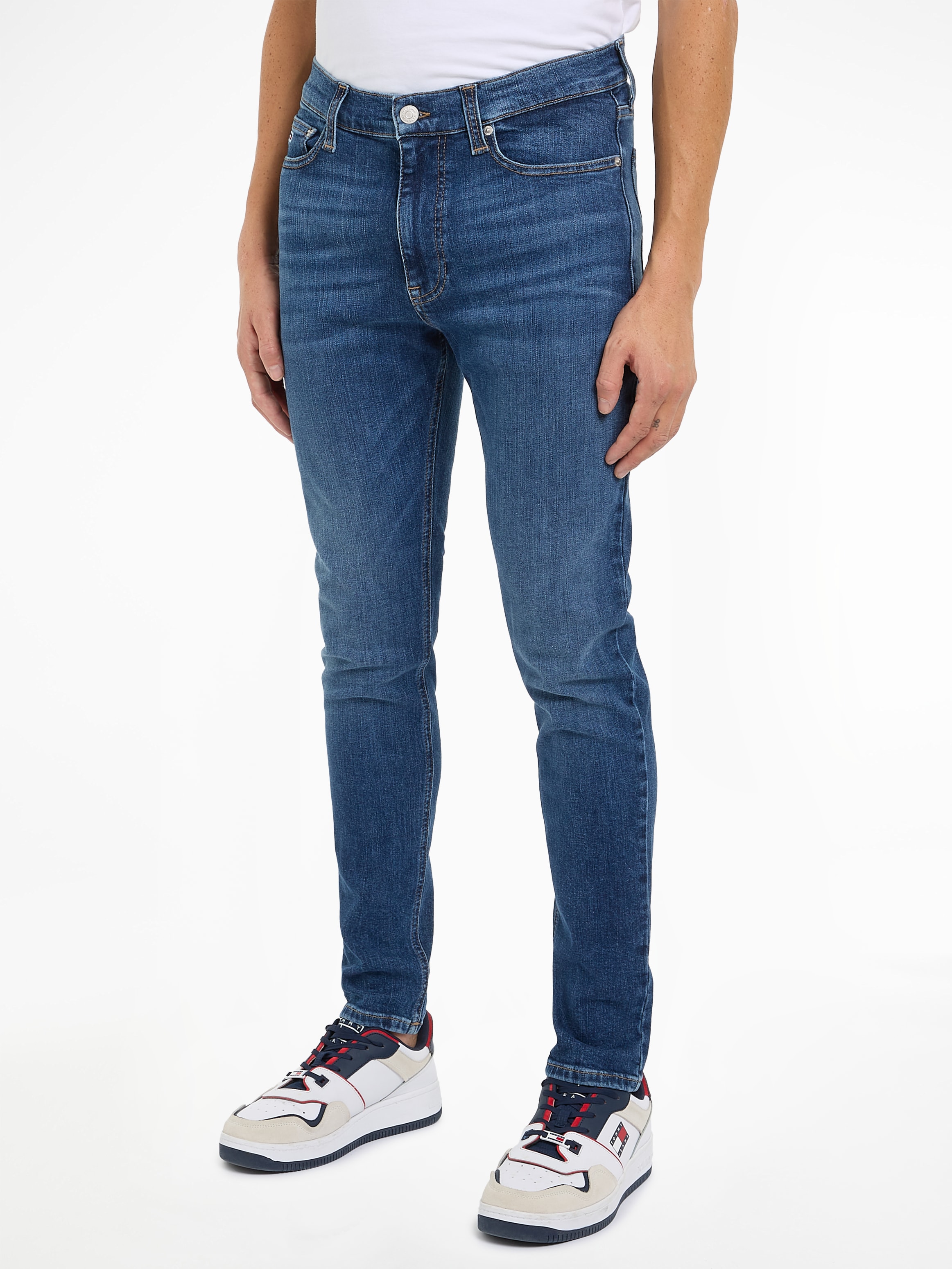 Tommy Jeans Skinny-fit-Jeans »SIMON SKNY«, mit Logoprägung