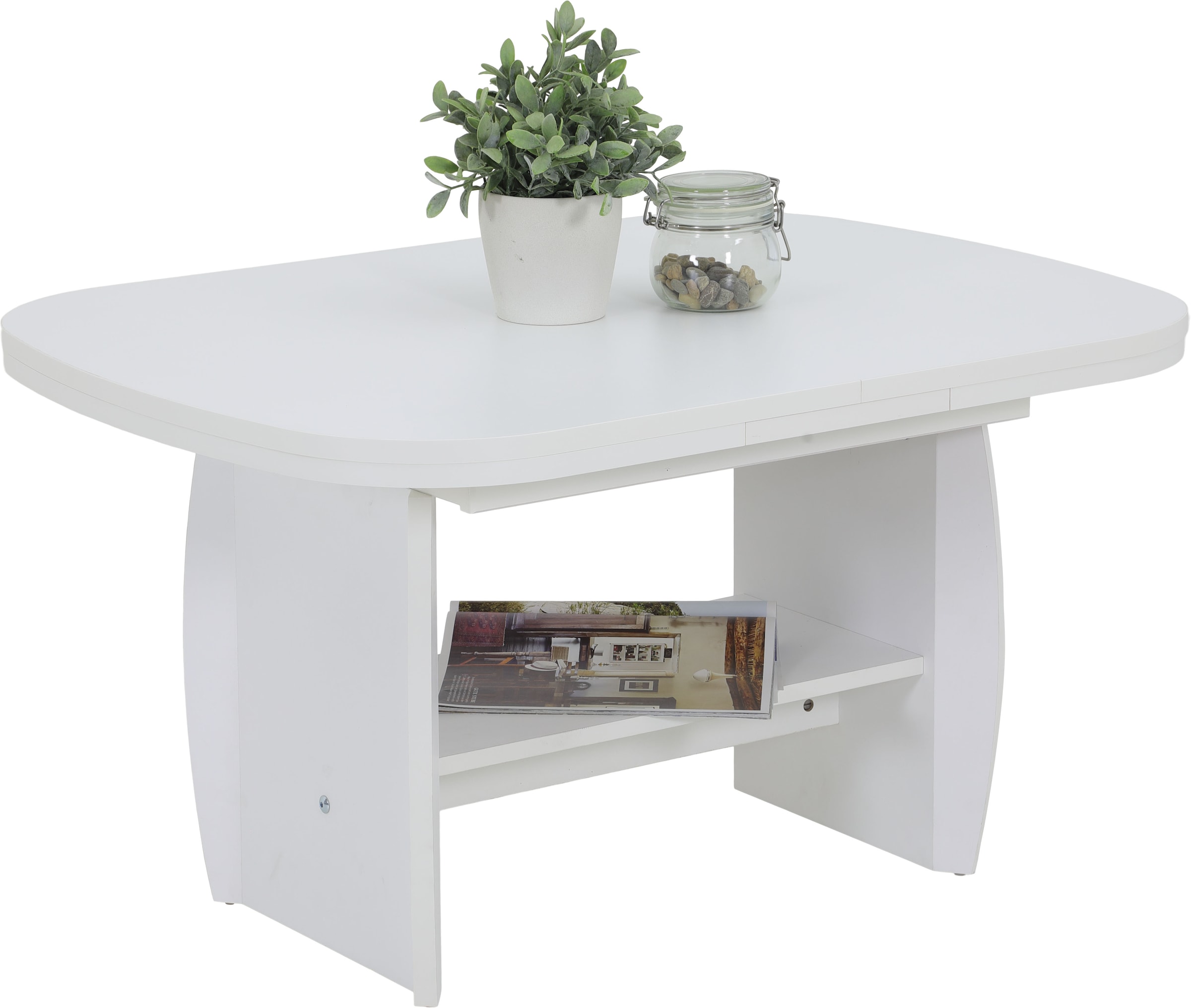 Image of HELA Couchtisch Höhenverstellbar und ausziehbar